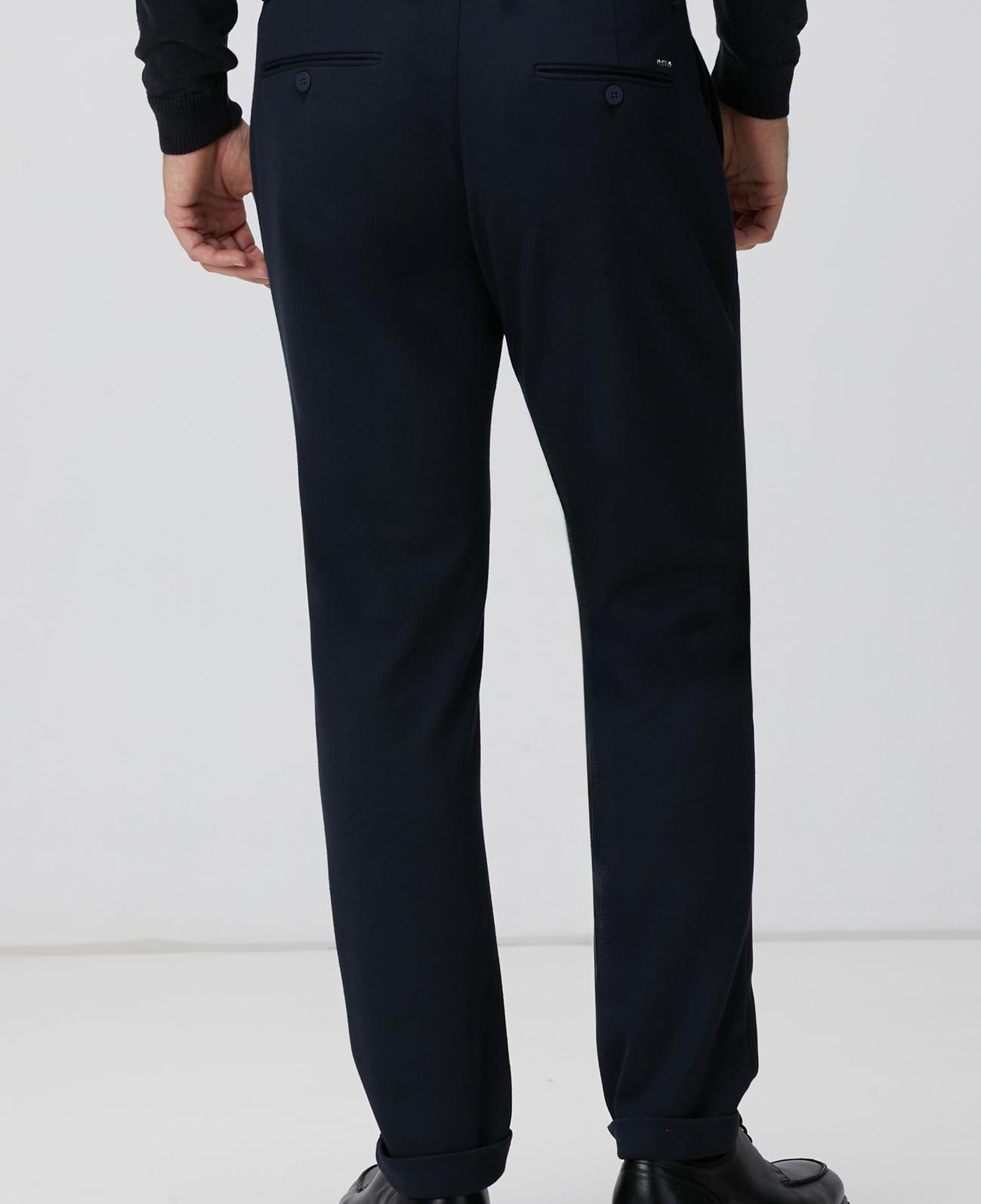 Network Erkek Lacivert Örme Pantolon