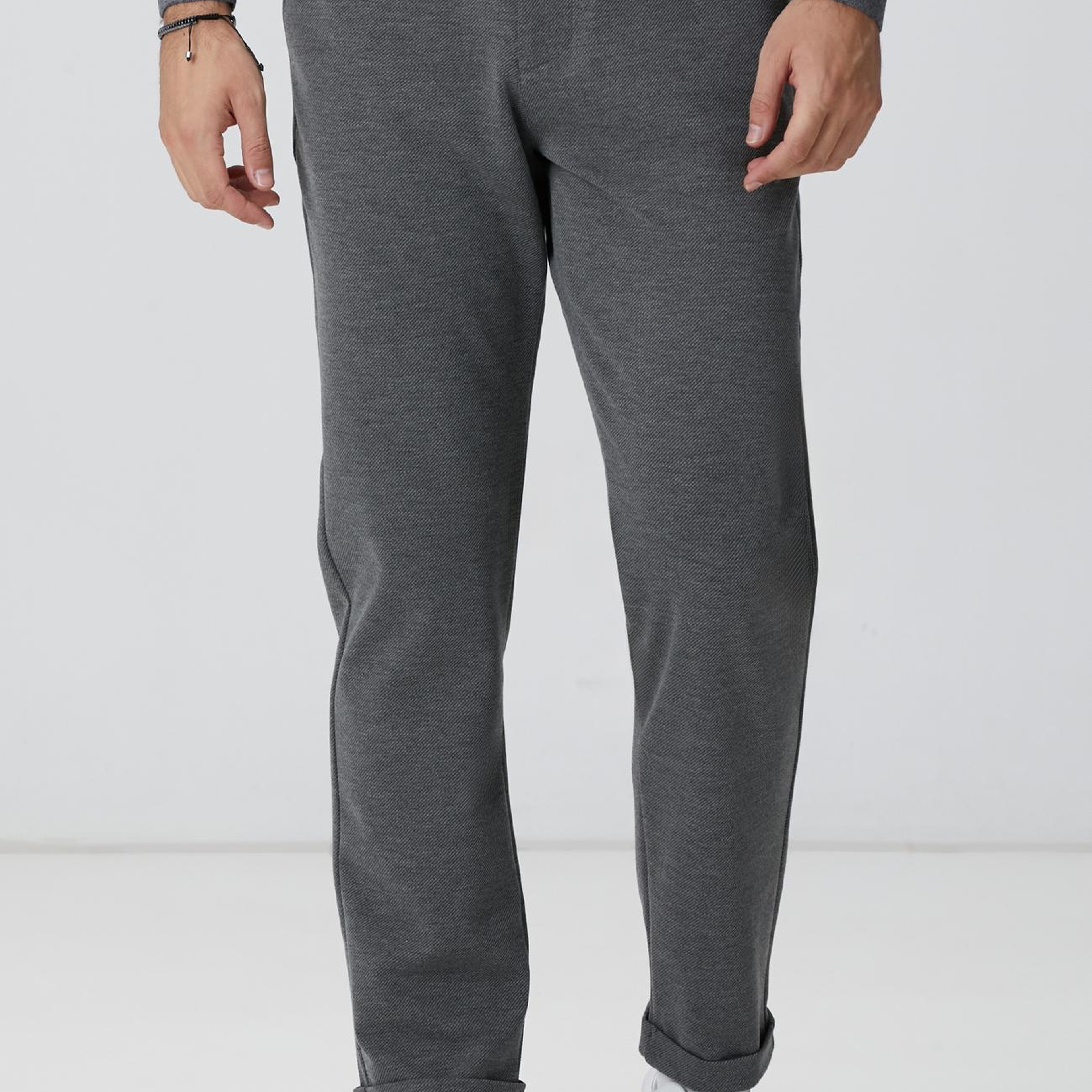 Network Erkek Antrasit Örme Pantolon