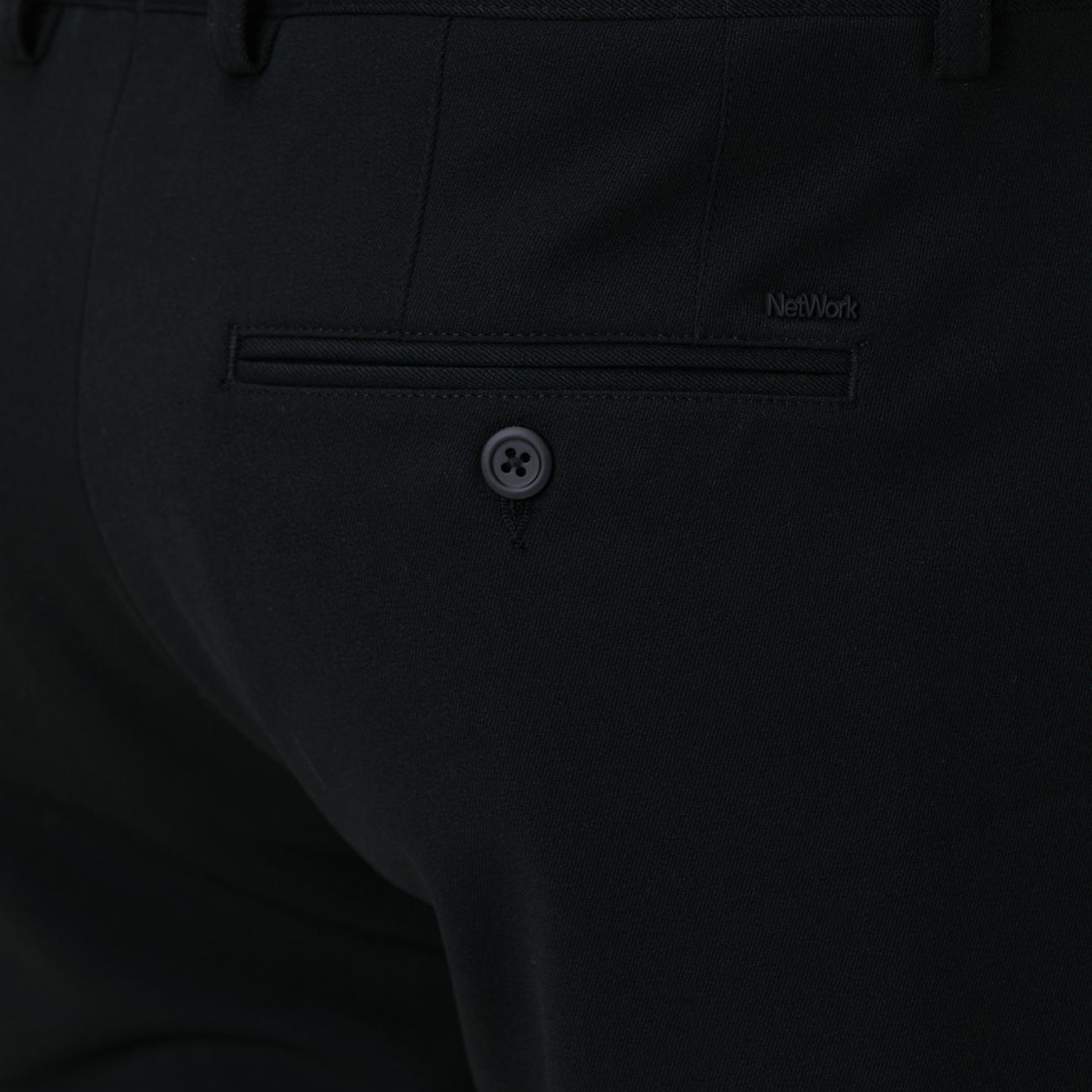 Network Erkek Siyah Pantolon