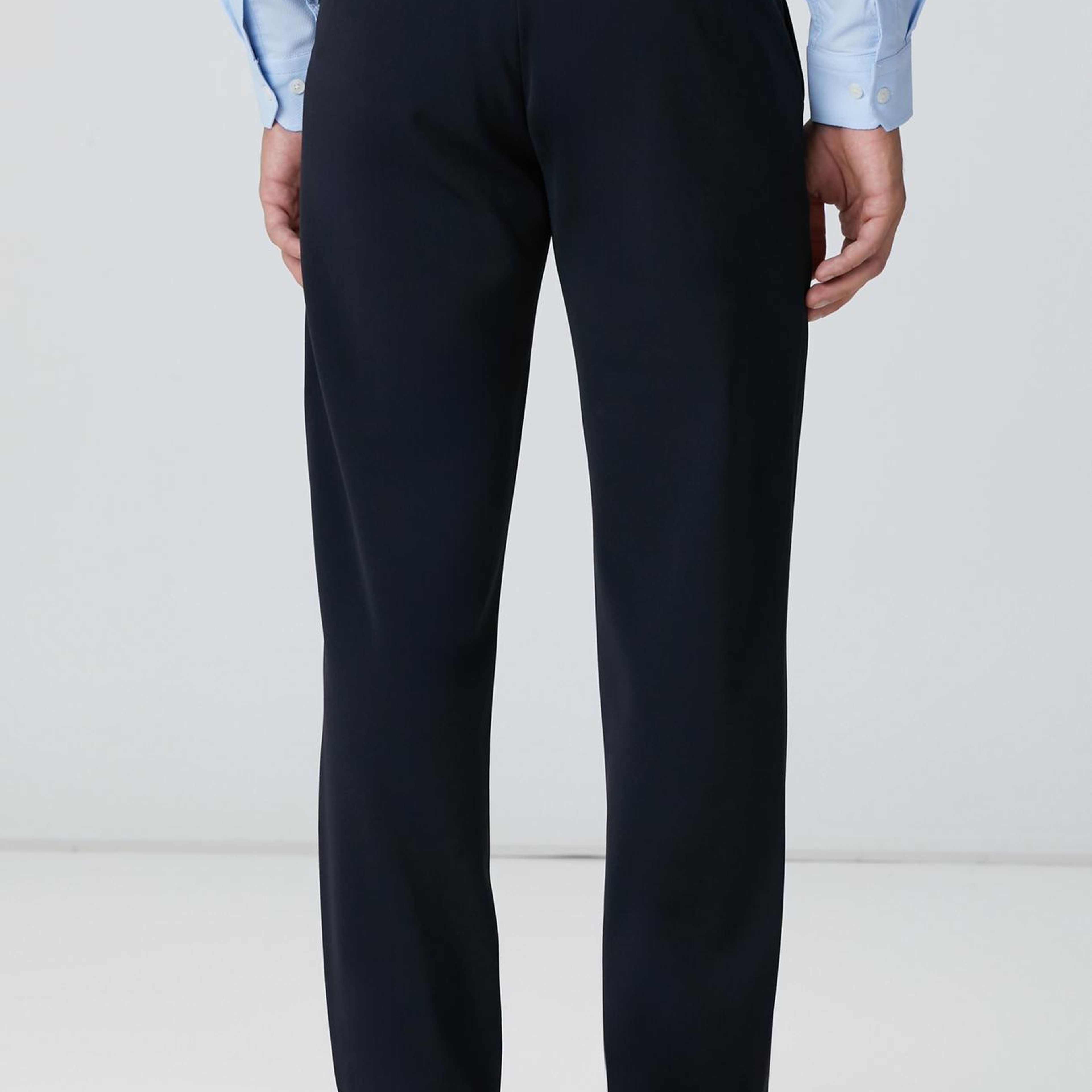 Network Erkek Lacivert Diyagonal Desenli Pantolon