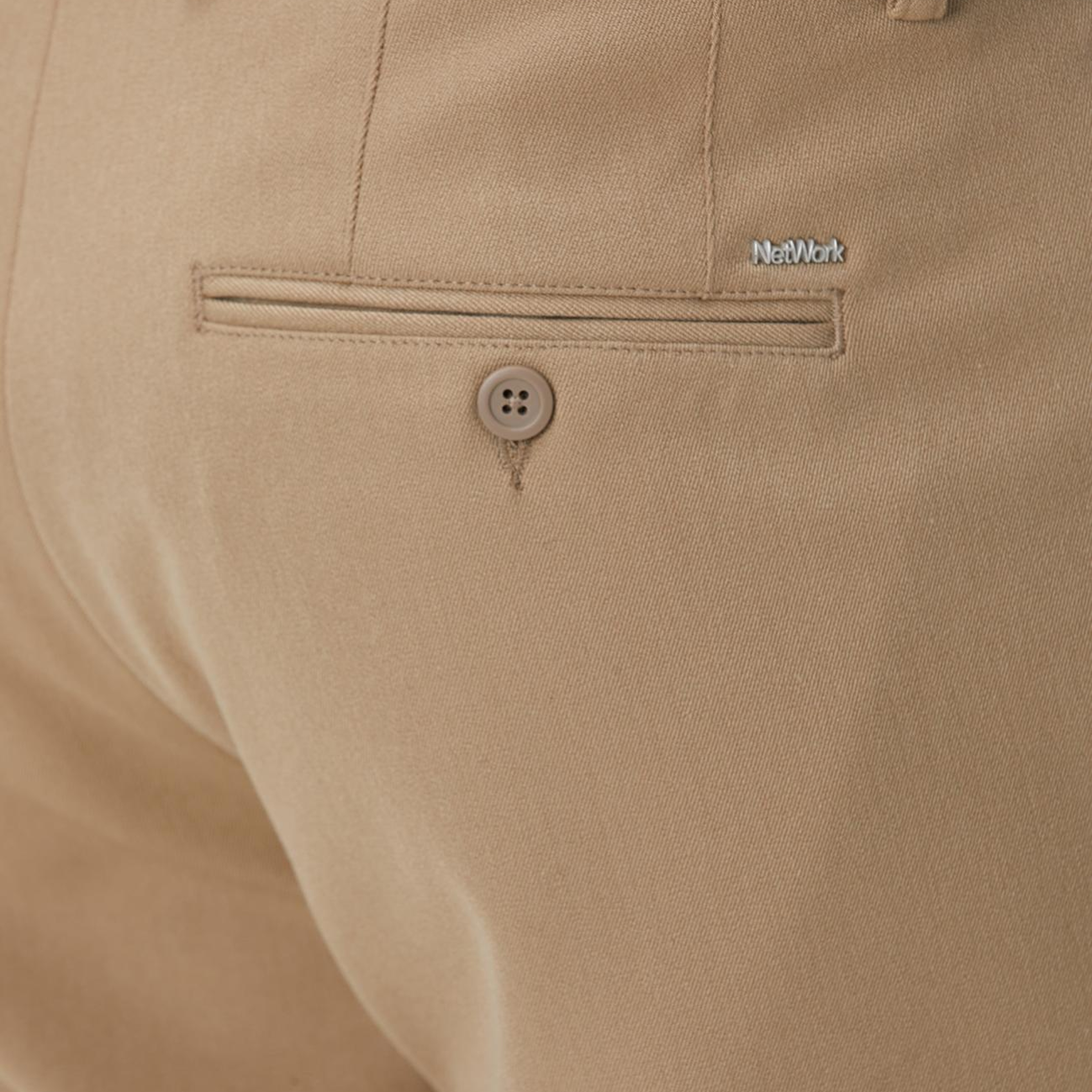 Network Erkek Bej Pantolon