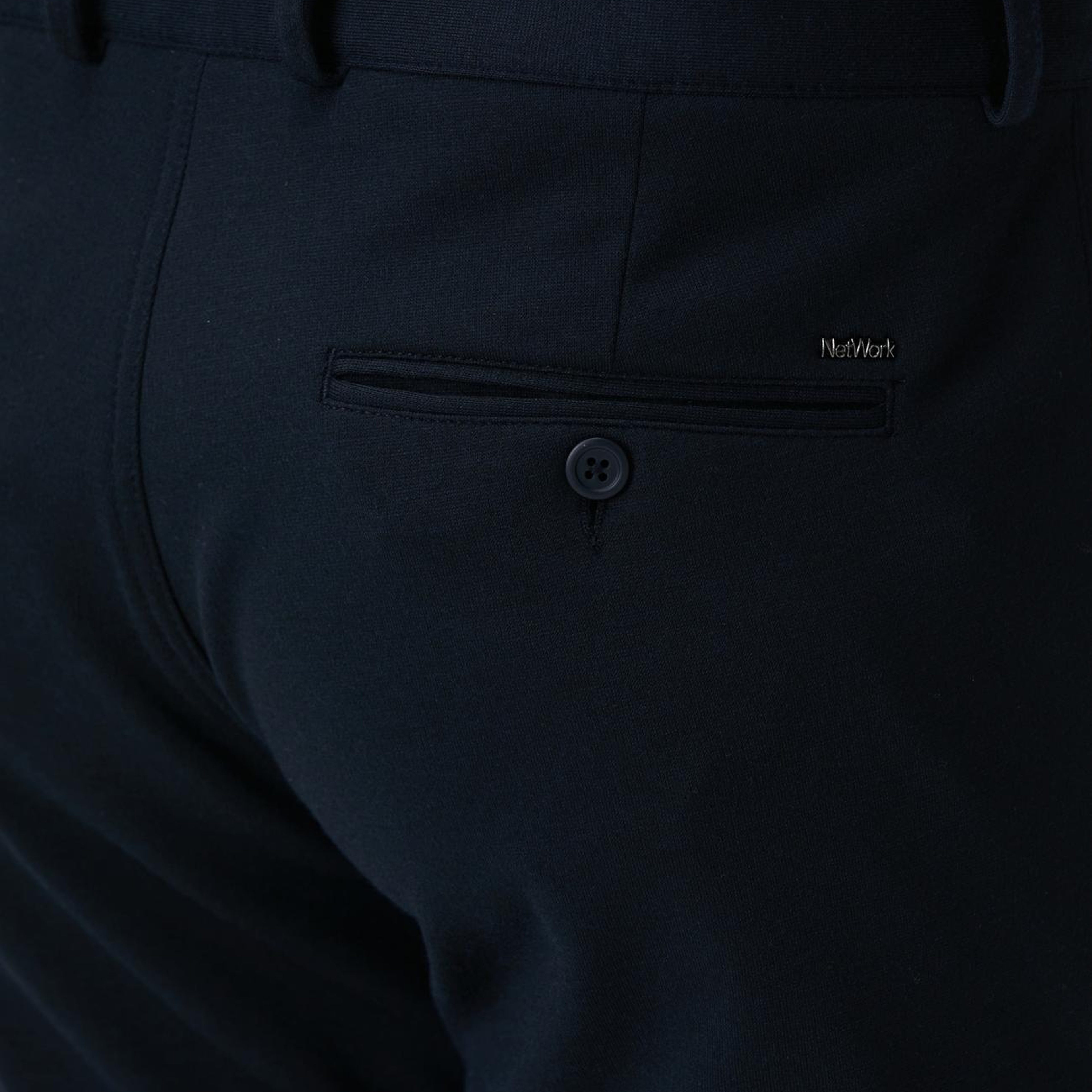 Network Erkek Lacivert Örme Pantolon