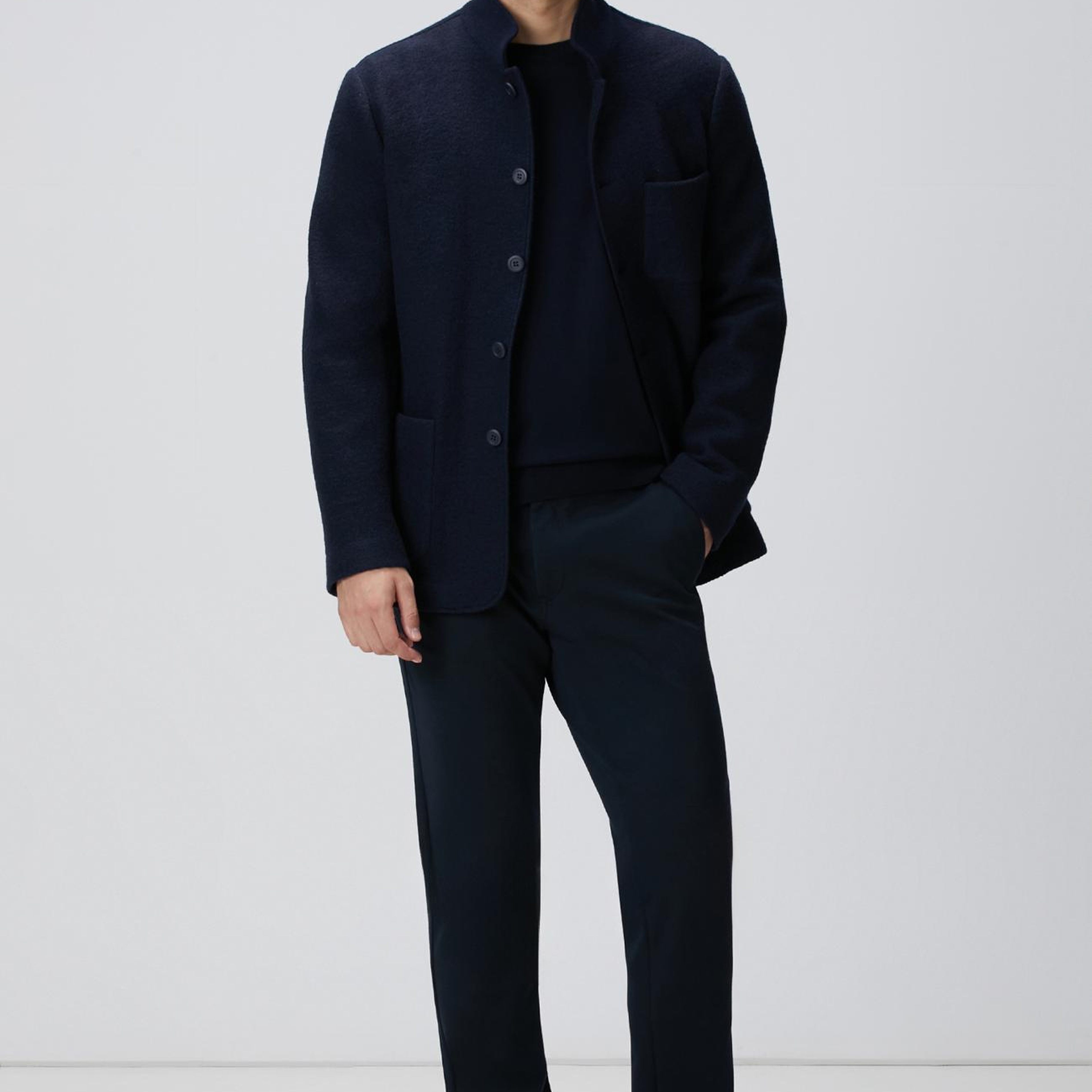 Network Erkek Lacivert Örme Pantolon