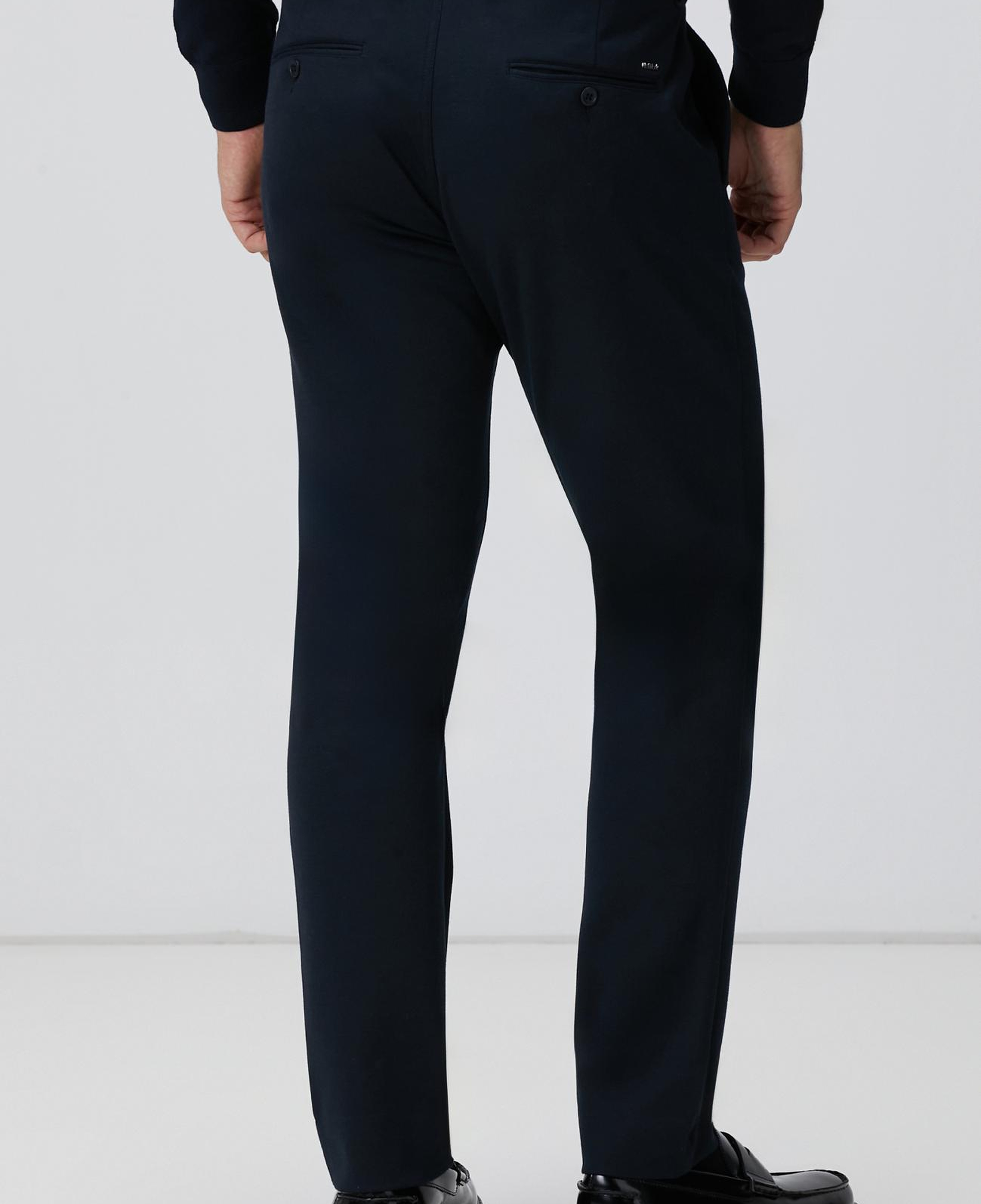 Network Erkek Lacivert Örme Pantolon