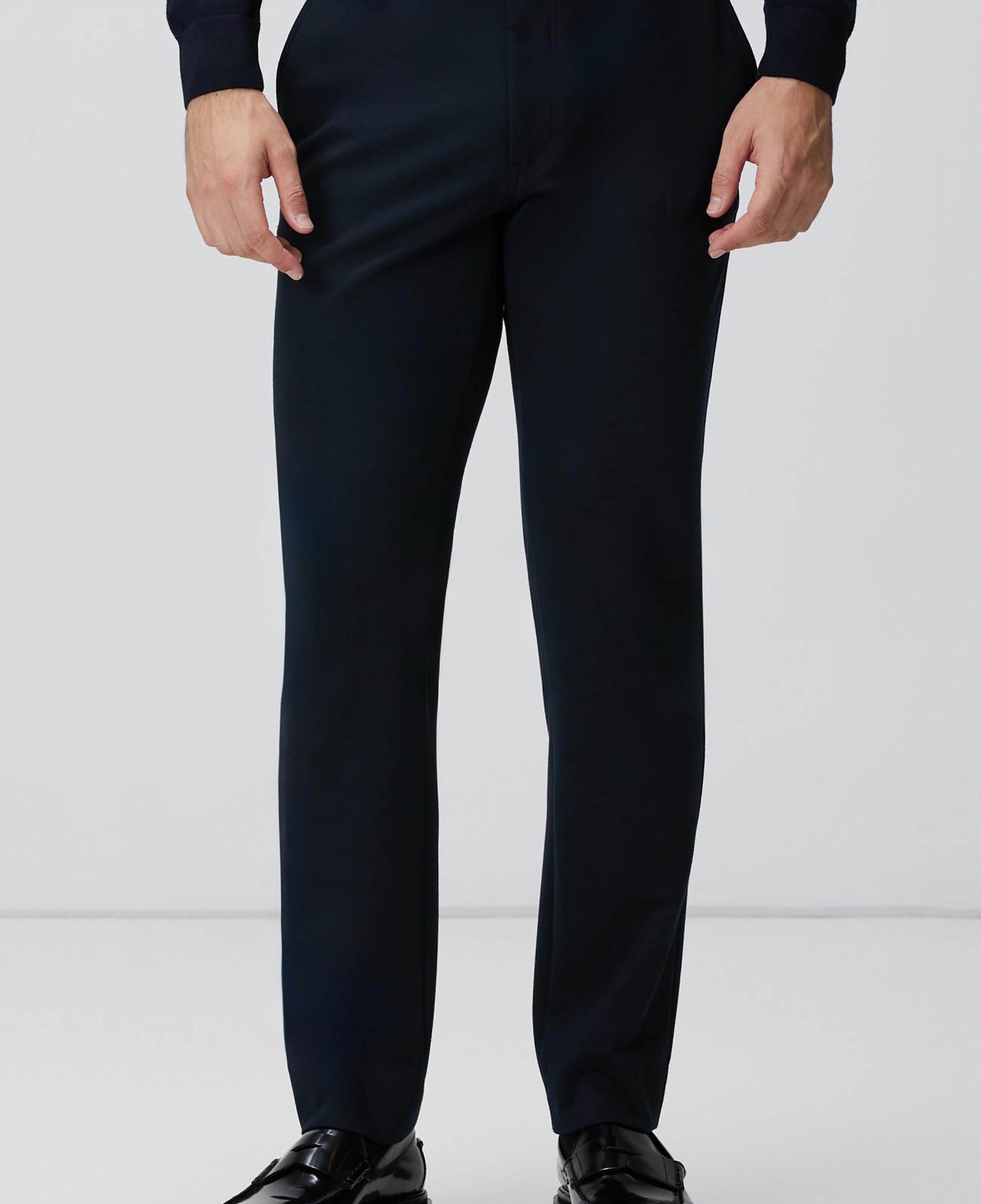 Network Erkek Lacivert Örme Pantolon