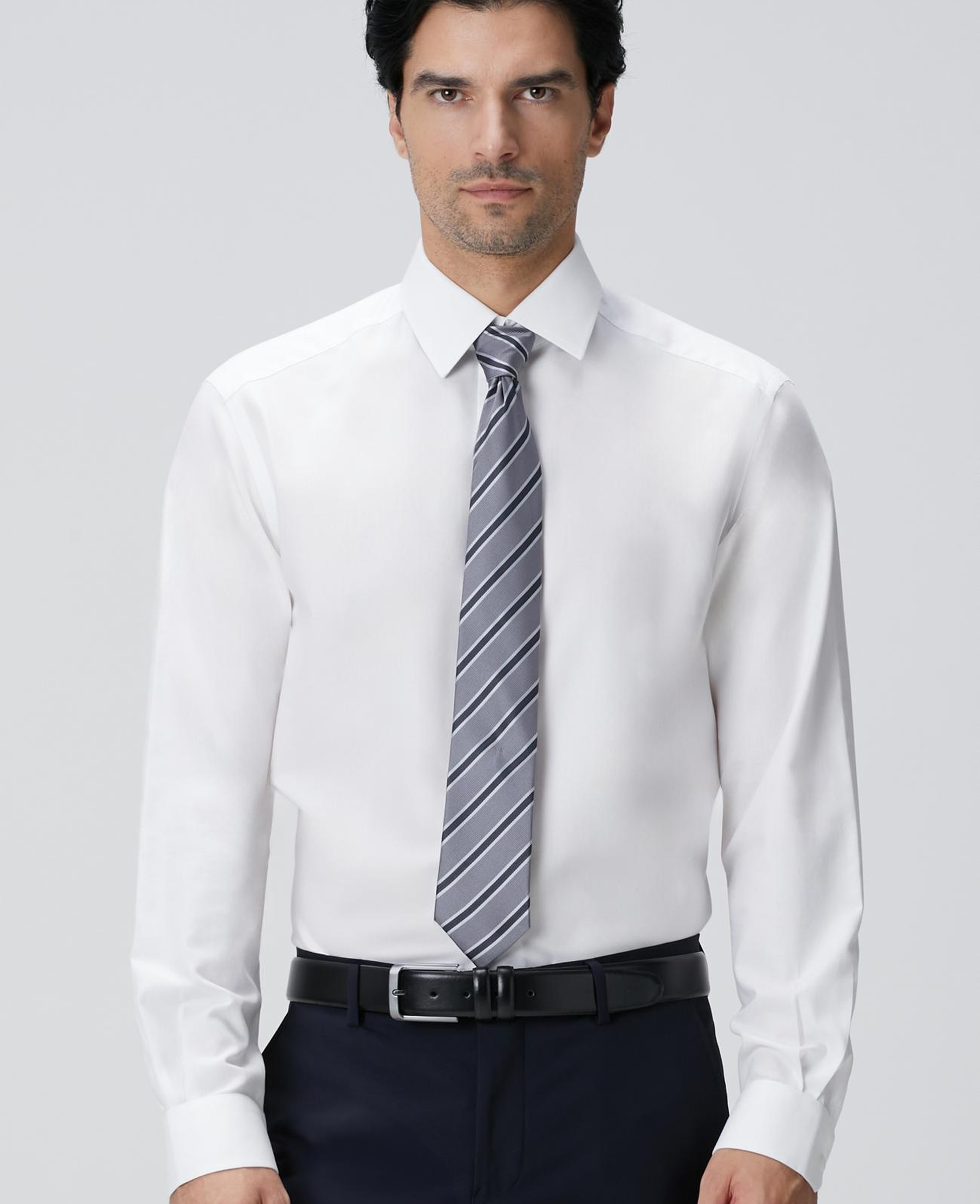 Network Erkek Beyaz Non-Iron Oxford Gömlek