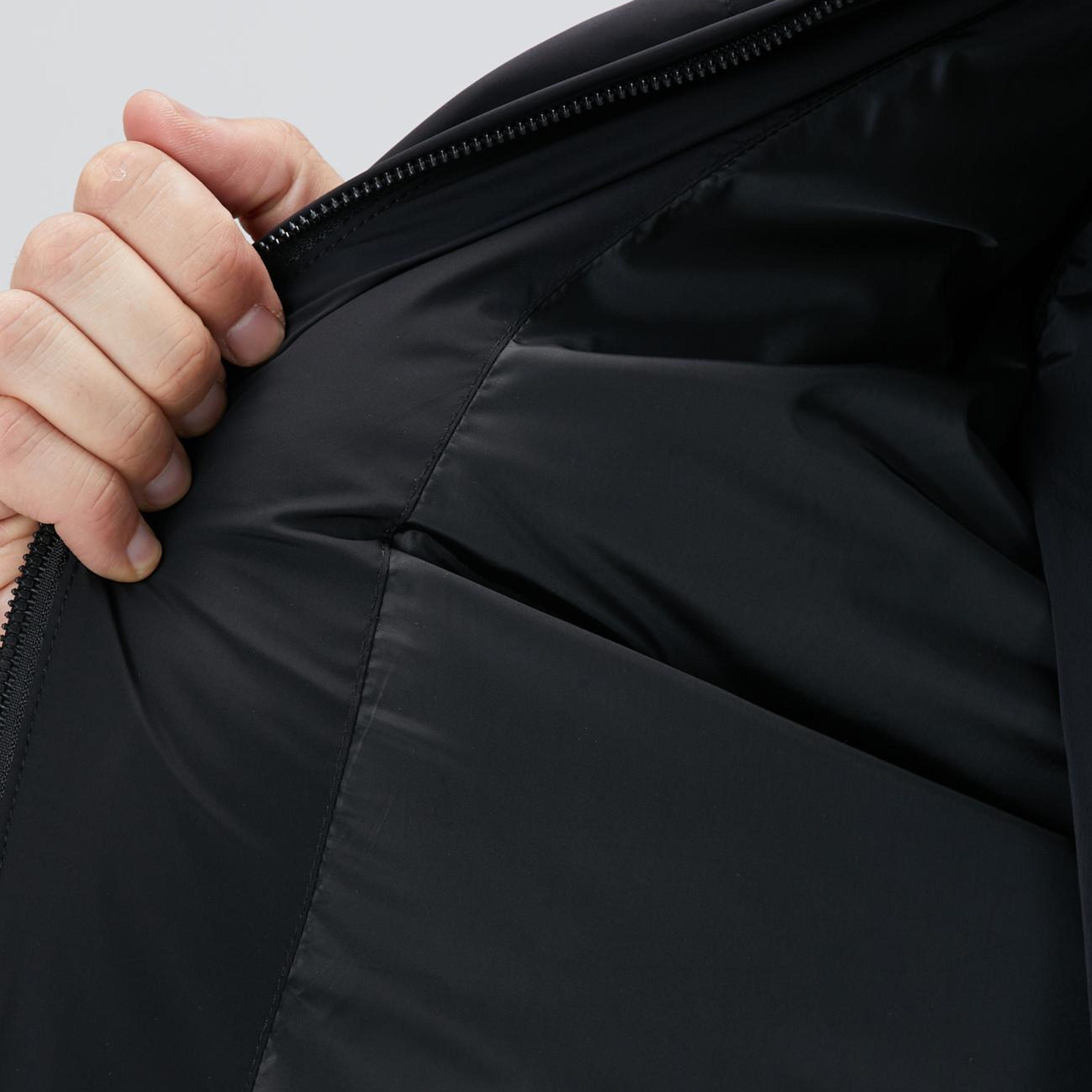 Network Erkek N-Tech Siyah Dik Yaka Puffer Mont