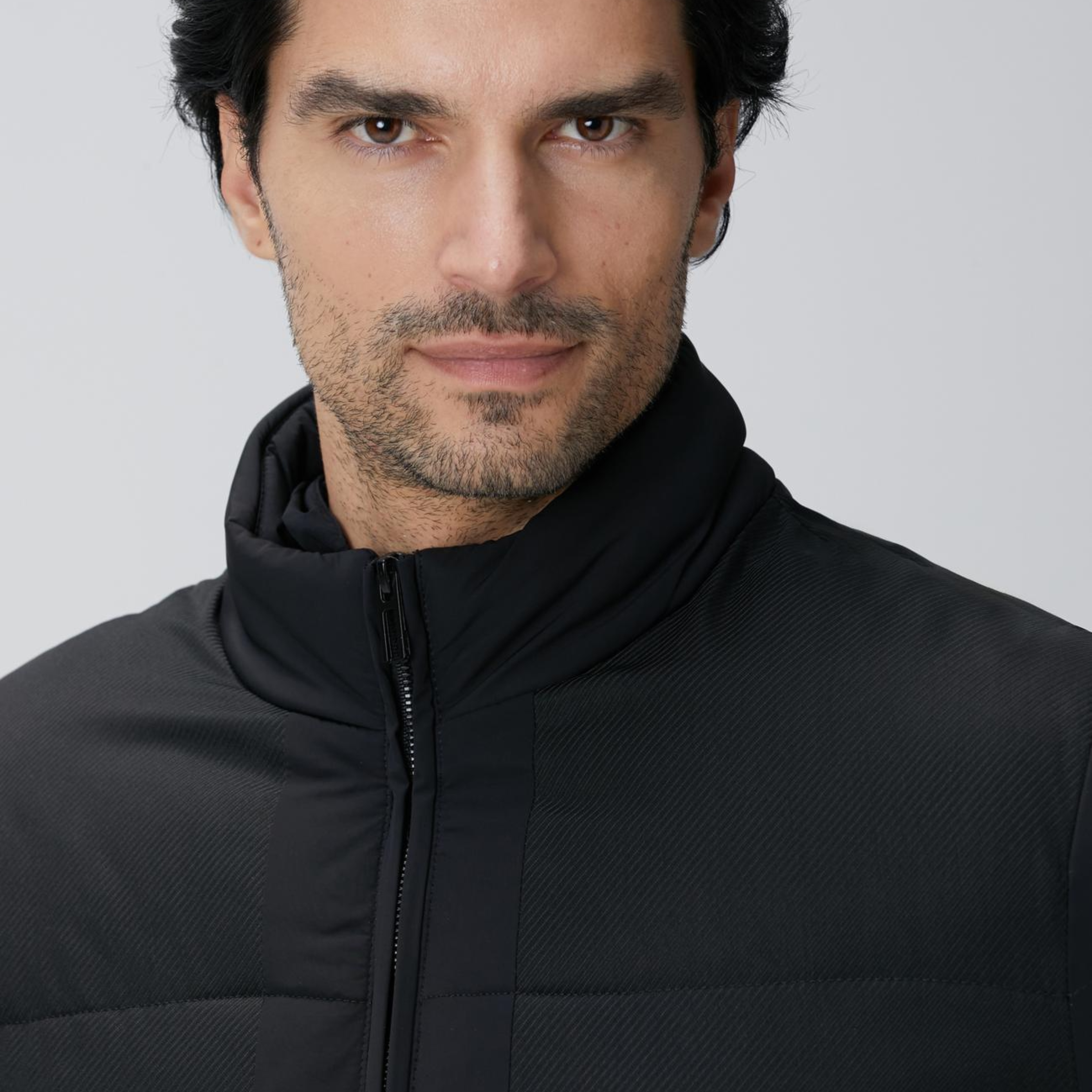 Network Erkek N-Tech Siyah Dik Yaka Puffer Mont