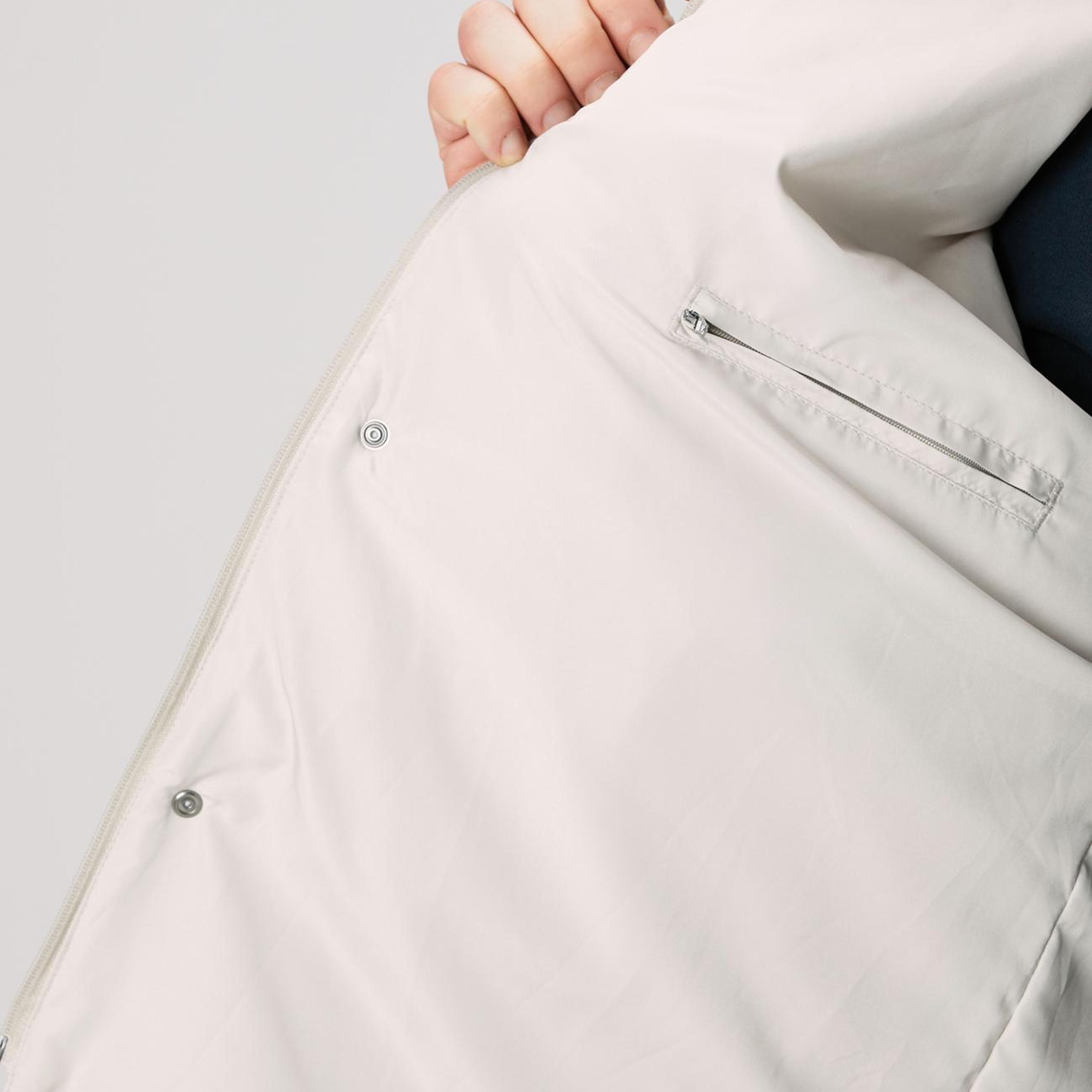 Network Erkek Bej Yan Cep Detaylı Kapitone Coat Ceket