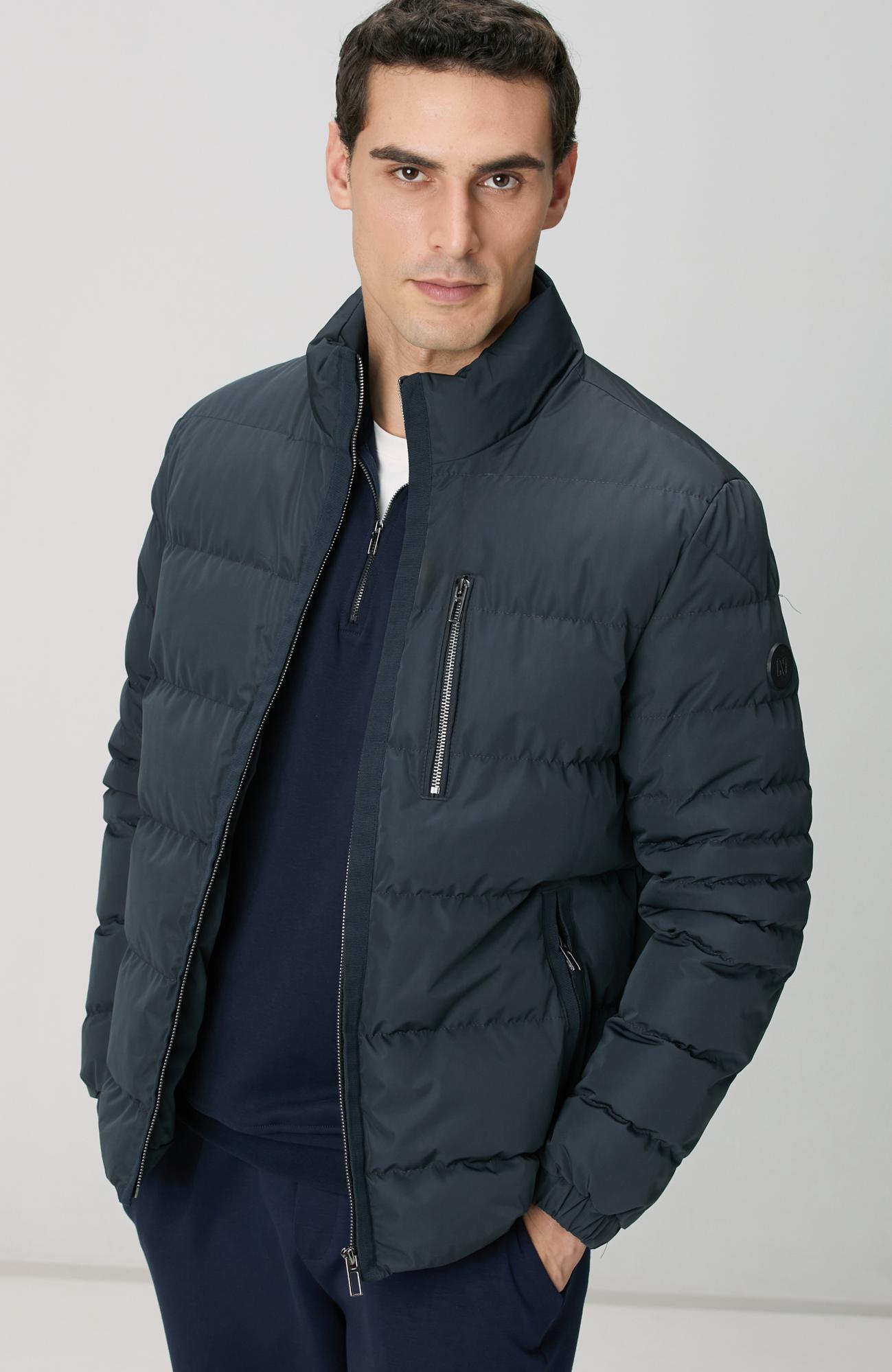 Network Erkek Antrasit Cep Detaylı Ray Kapitone Mont