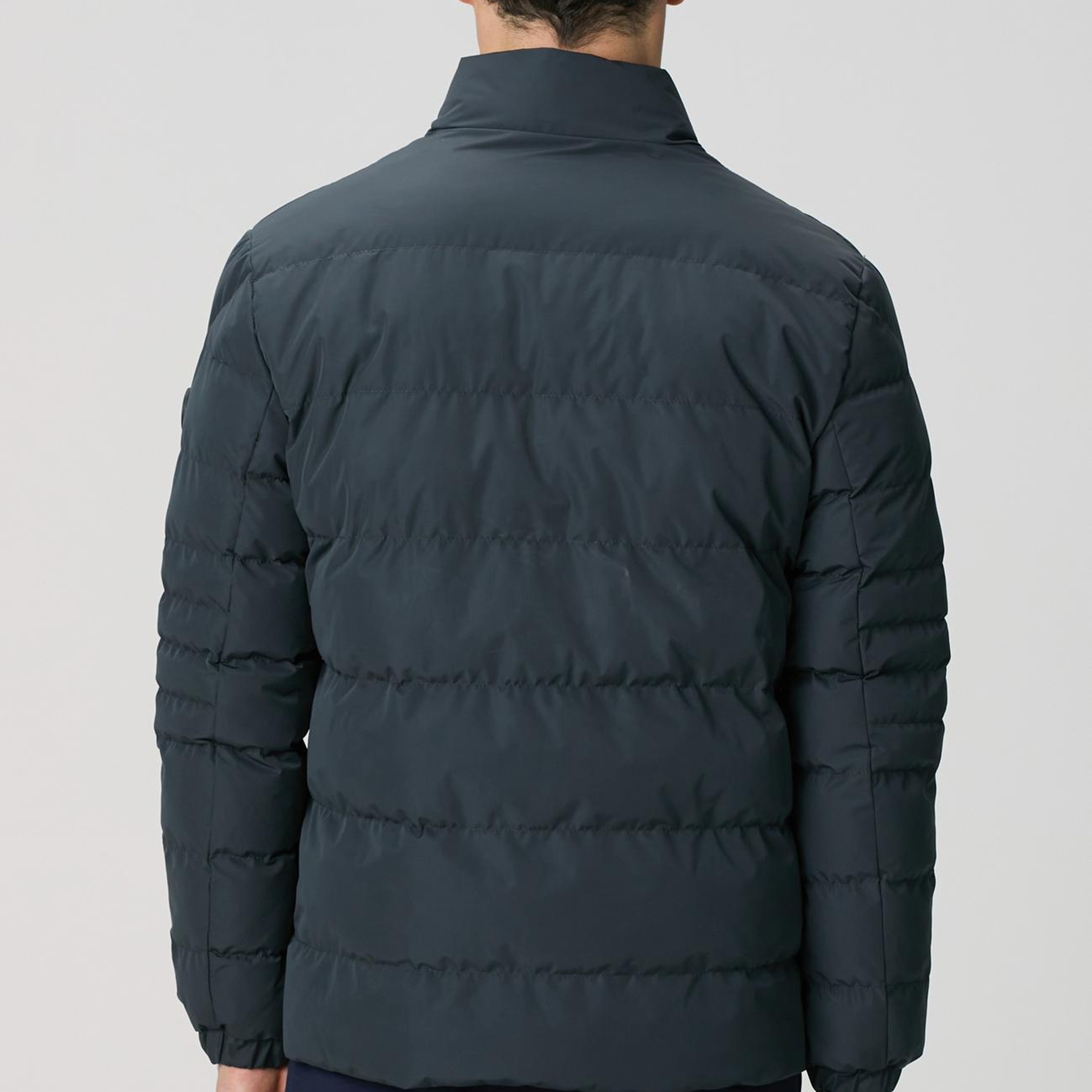 Network Erkek Antrasit Cep Detaylı Ray Kapitone Mont