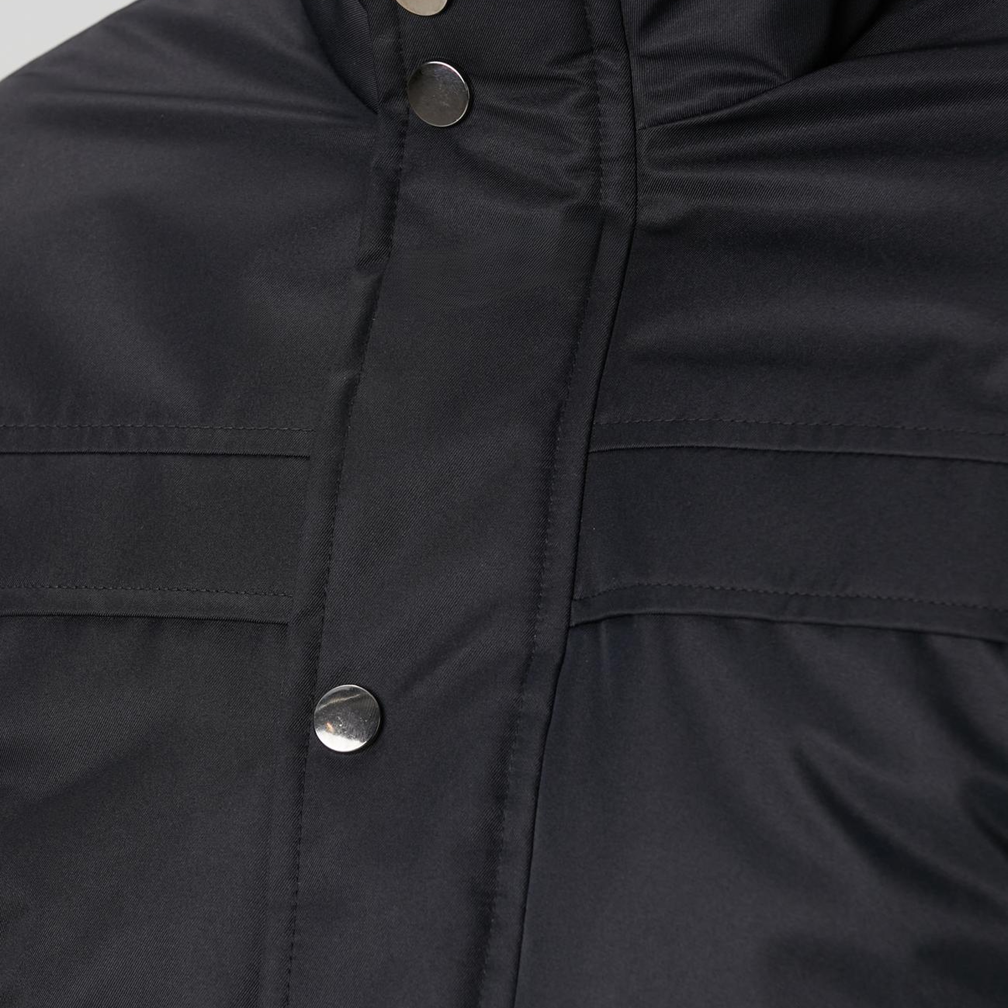 Network Erkek Siyah Körük Cep Detaylı Mont