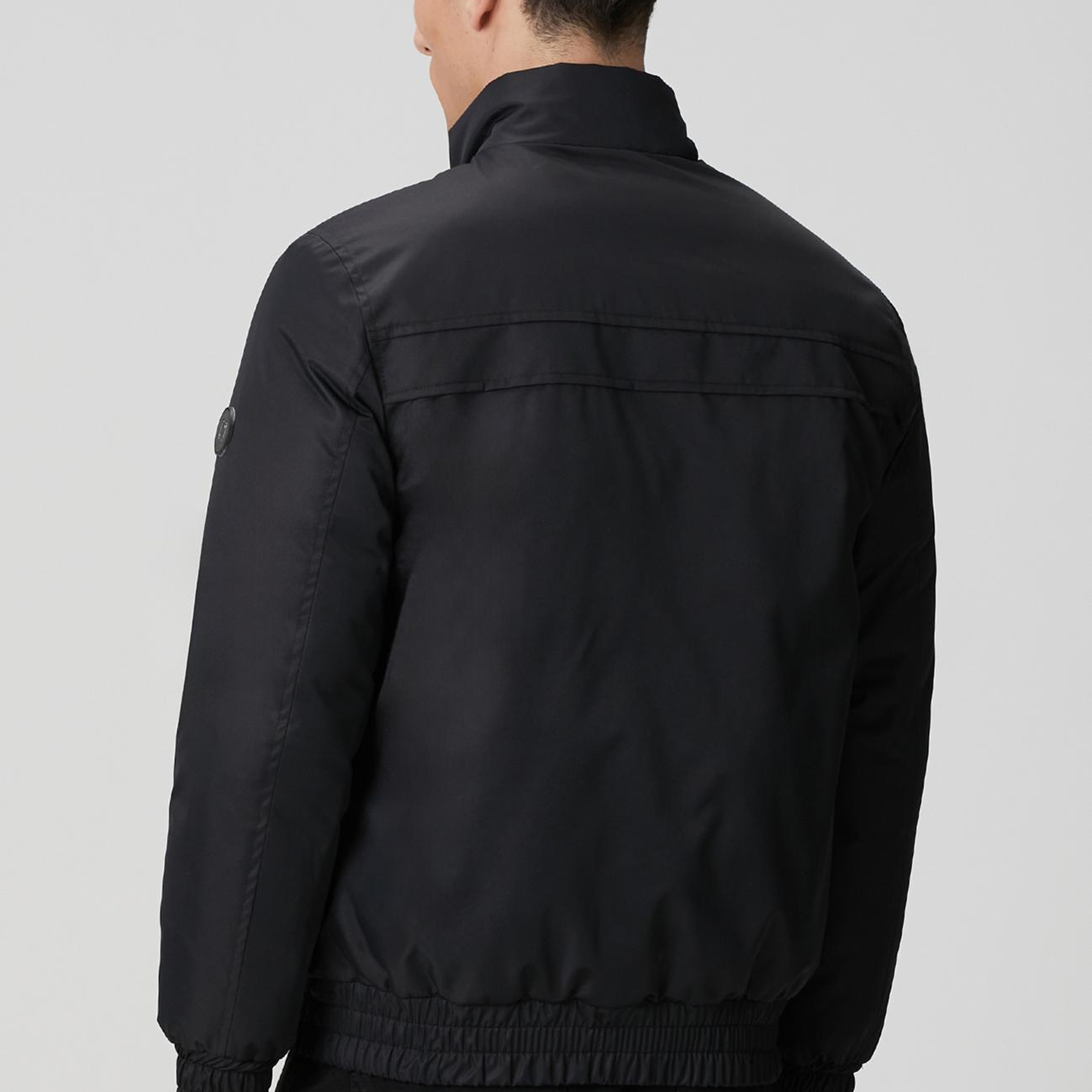 Network Erkek Siyah Körük Cep Detaylı Mont