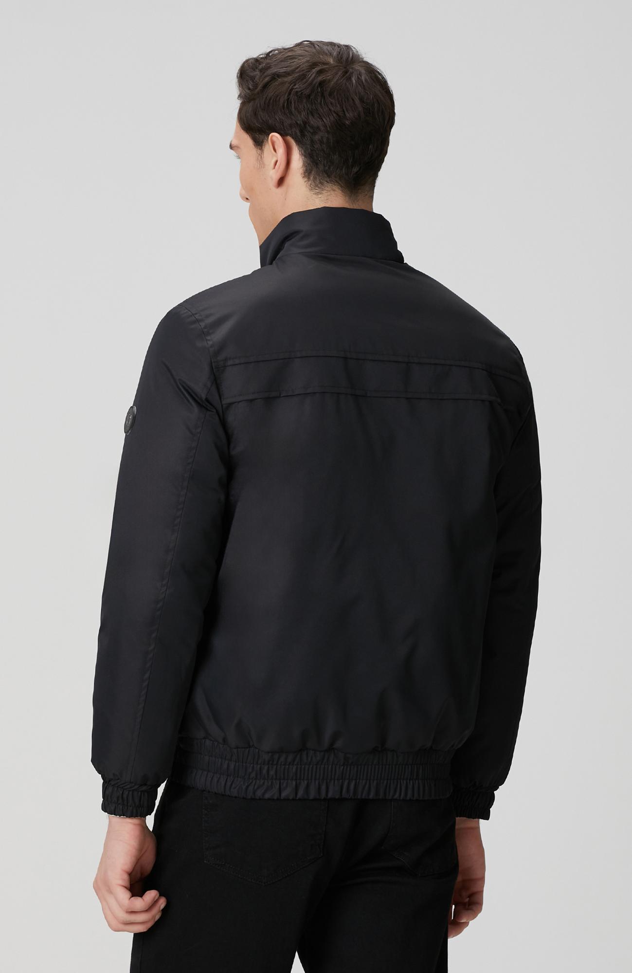 Network Erkek Siyah Körük Cep Detaylı Mont