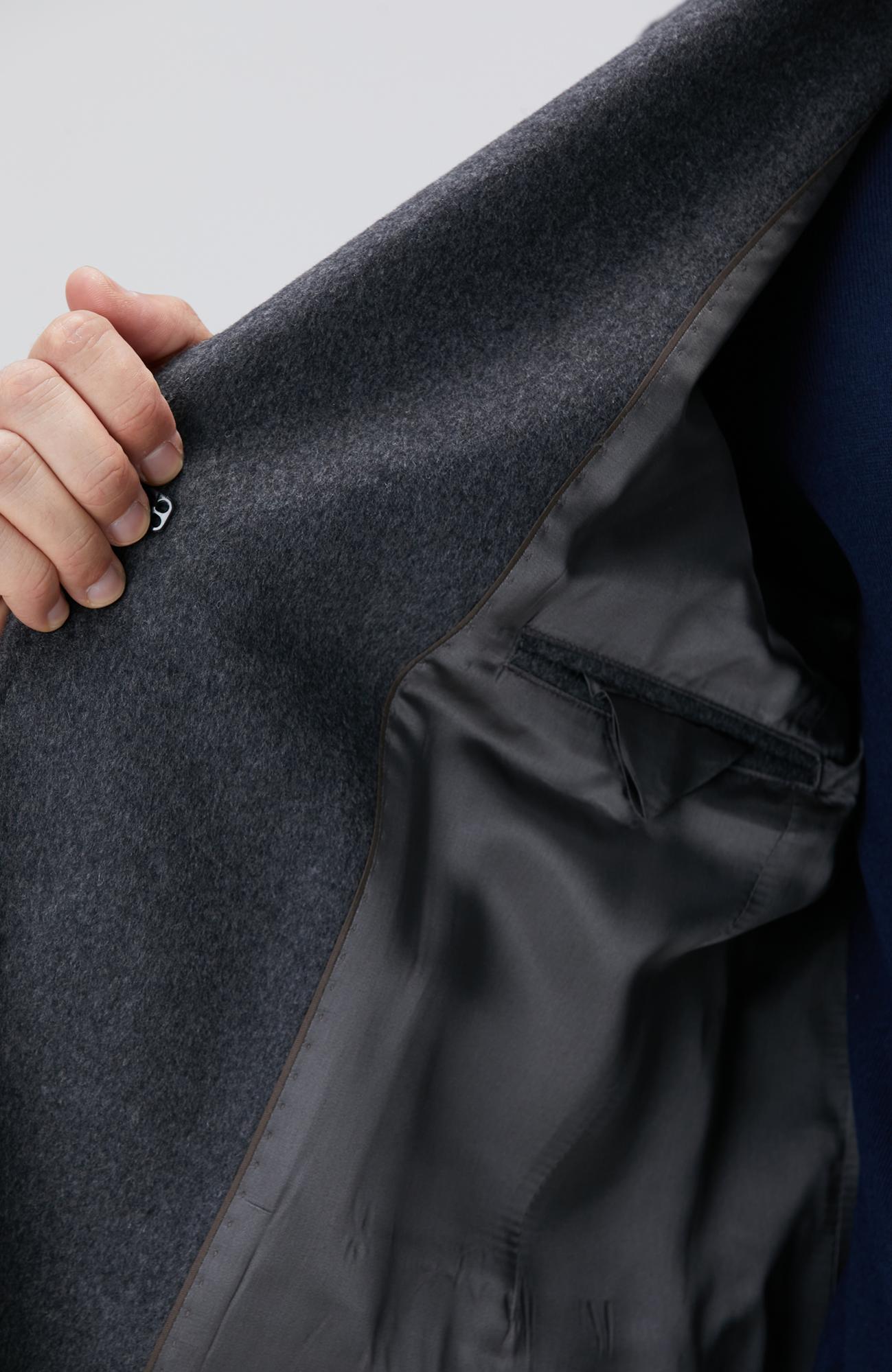 Network Erkek Antrasit Kaşmir Karışımlı Palto