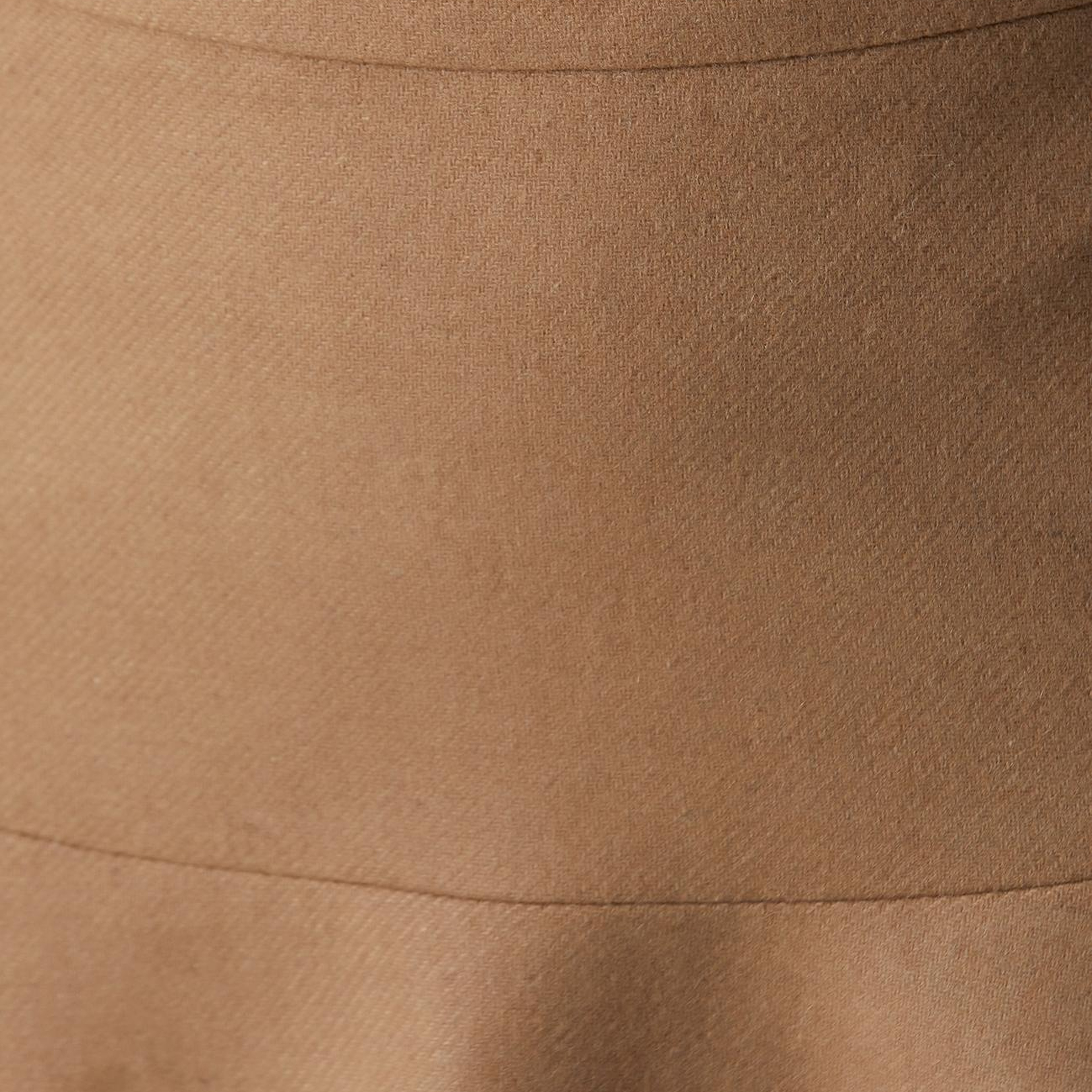 Network Kadın Camel Yün Karışımlı Mini Etek