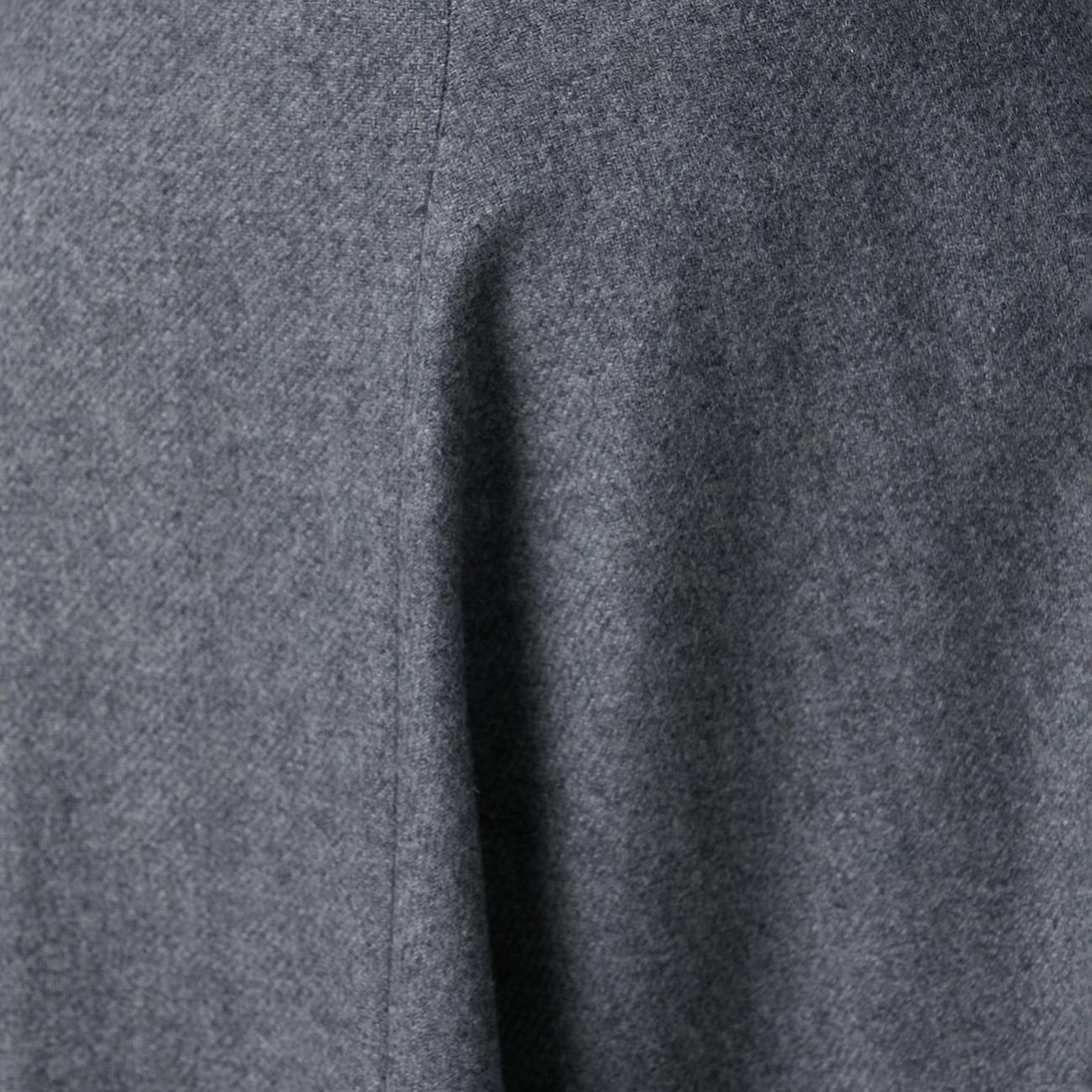 Network Kadın Gri Melanj Yün Karışımlı Etek