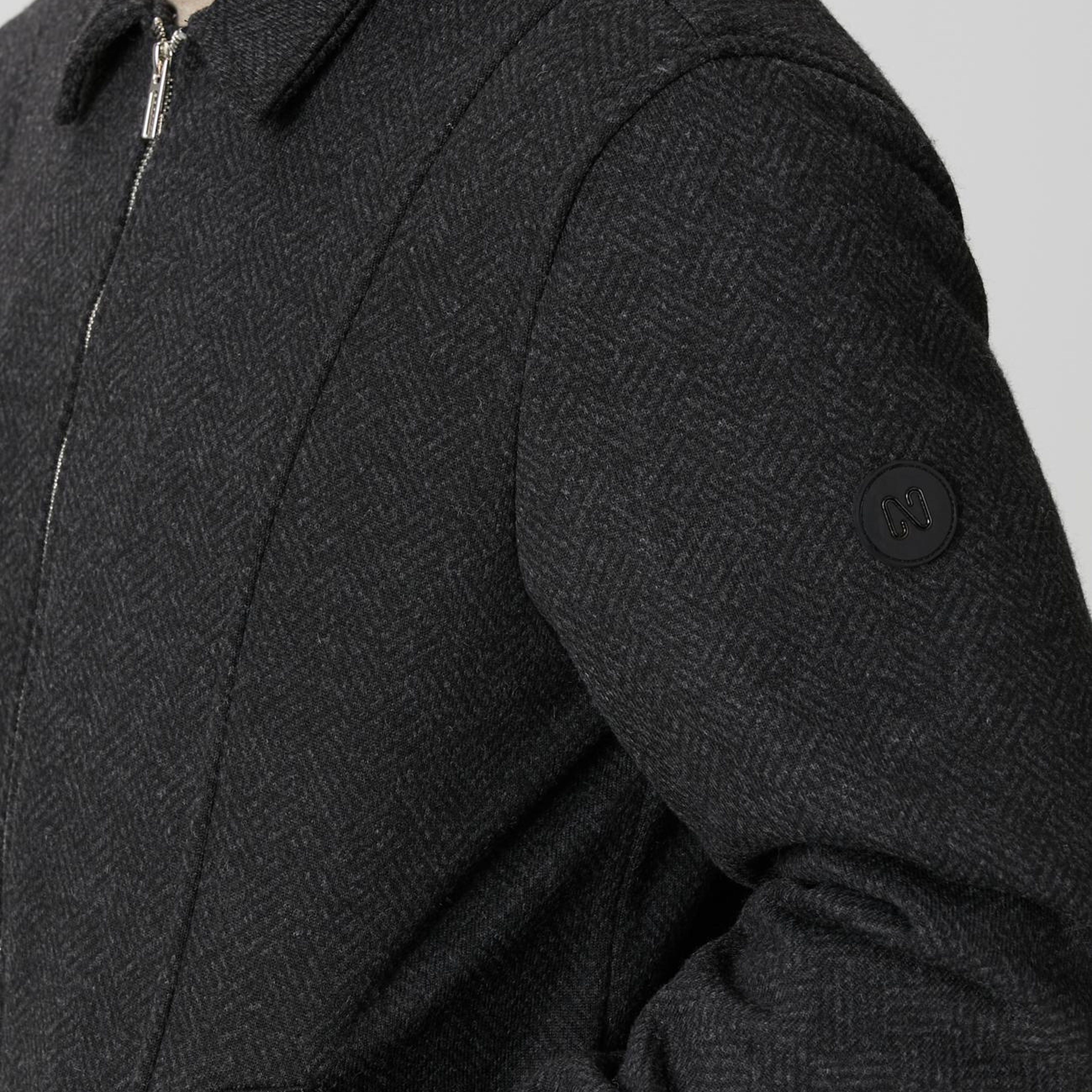 Network Erkek Siyah Diyagonal Desenli Pilot Mont