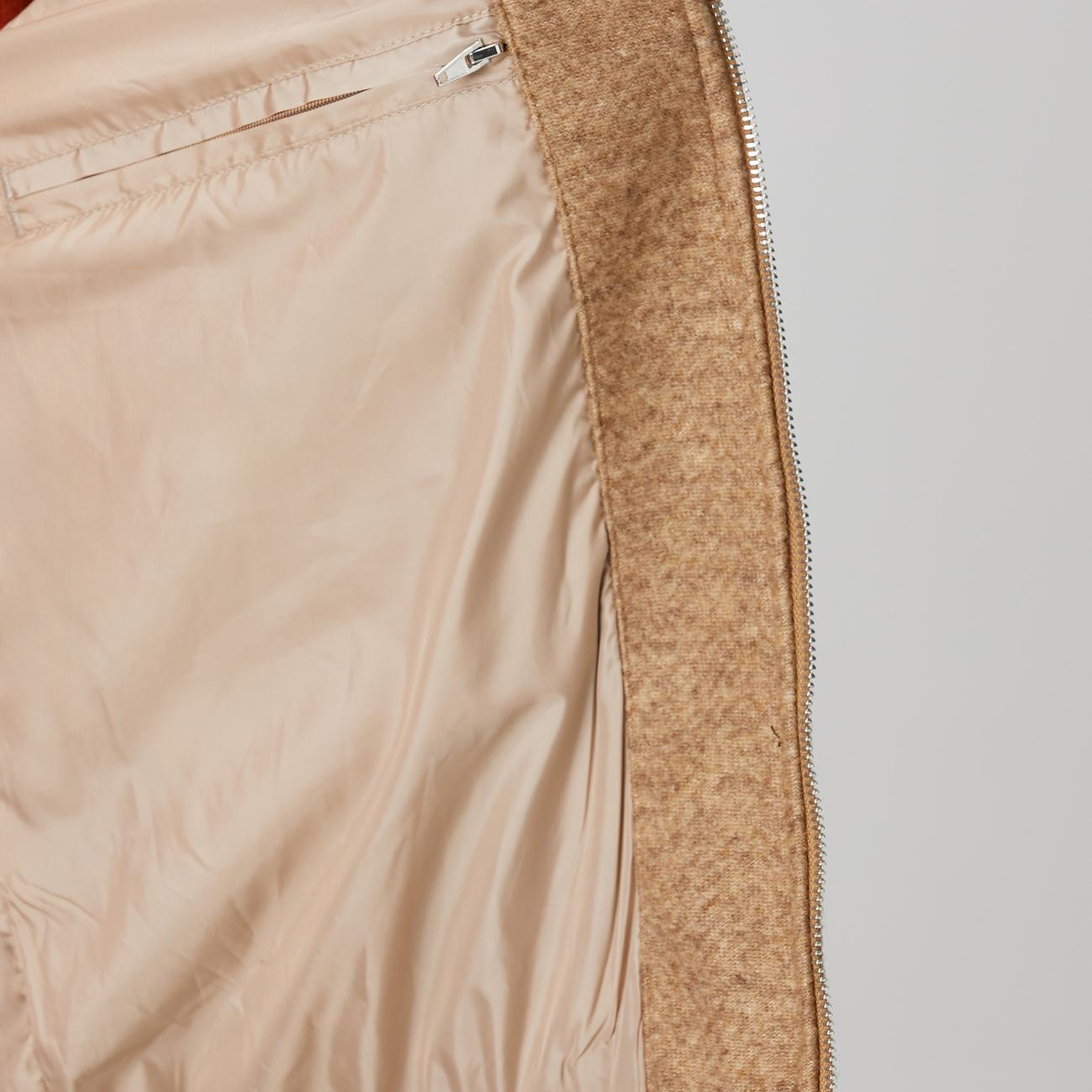 Network Erkek Camel Diyagonal Desenli Pilot Mont