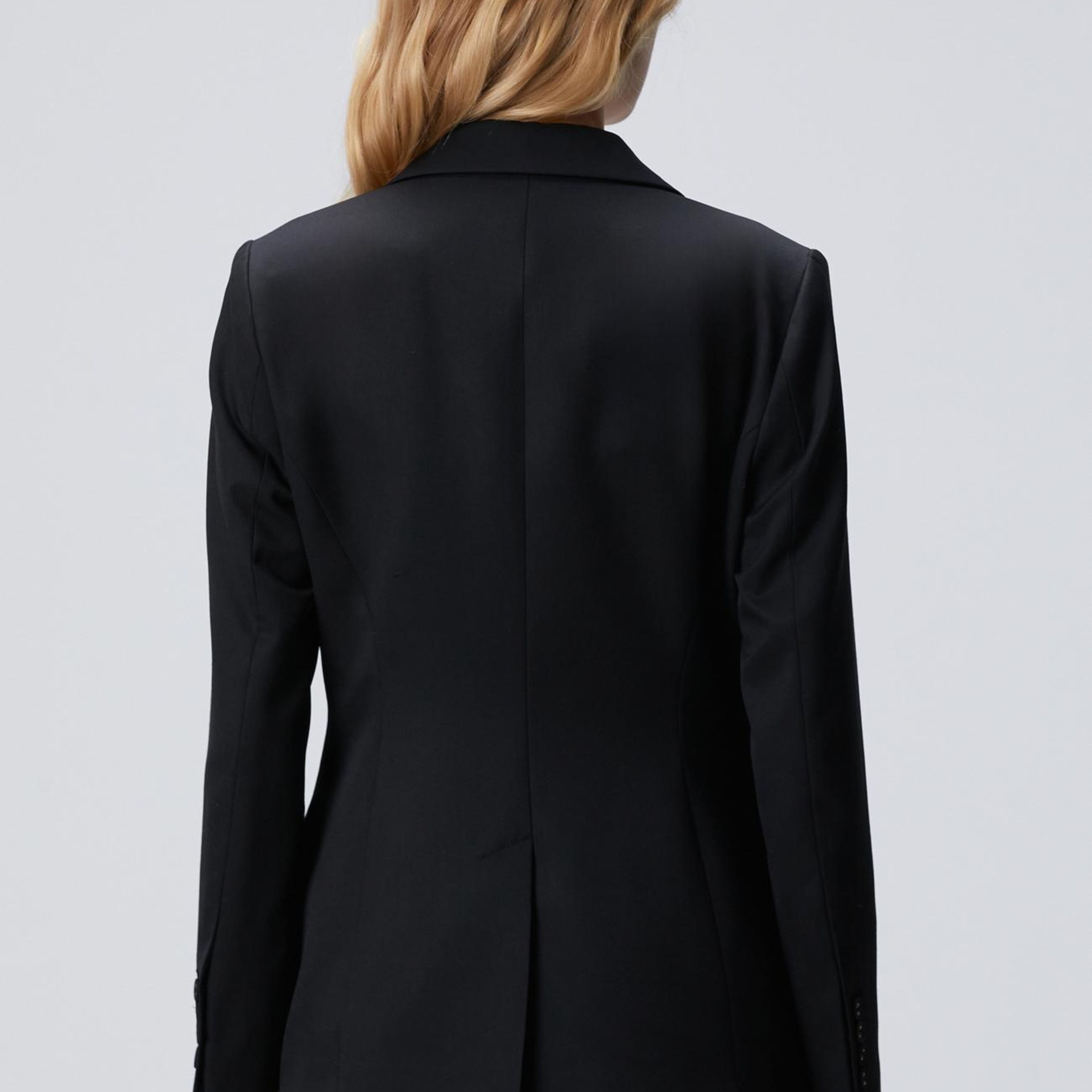 Network Kadın Siyah Yün Karışımlı Ceket