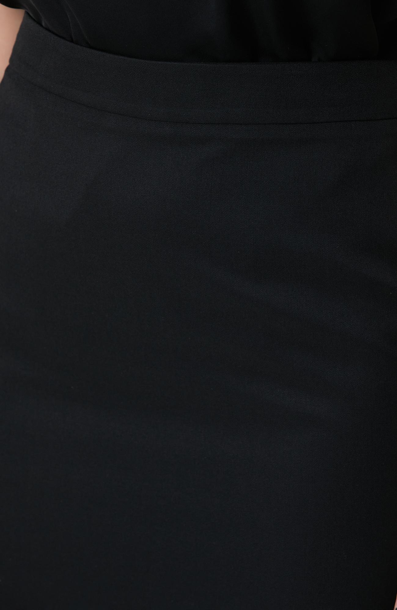 Network Kadın Siyah Yün Karışımlı Midi Kalem Etek