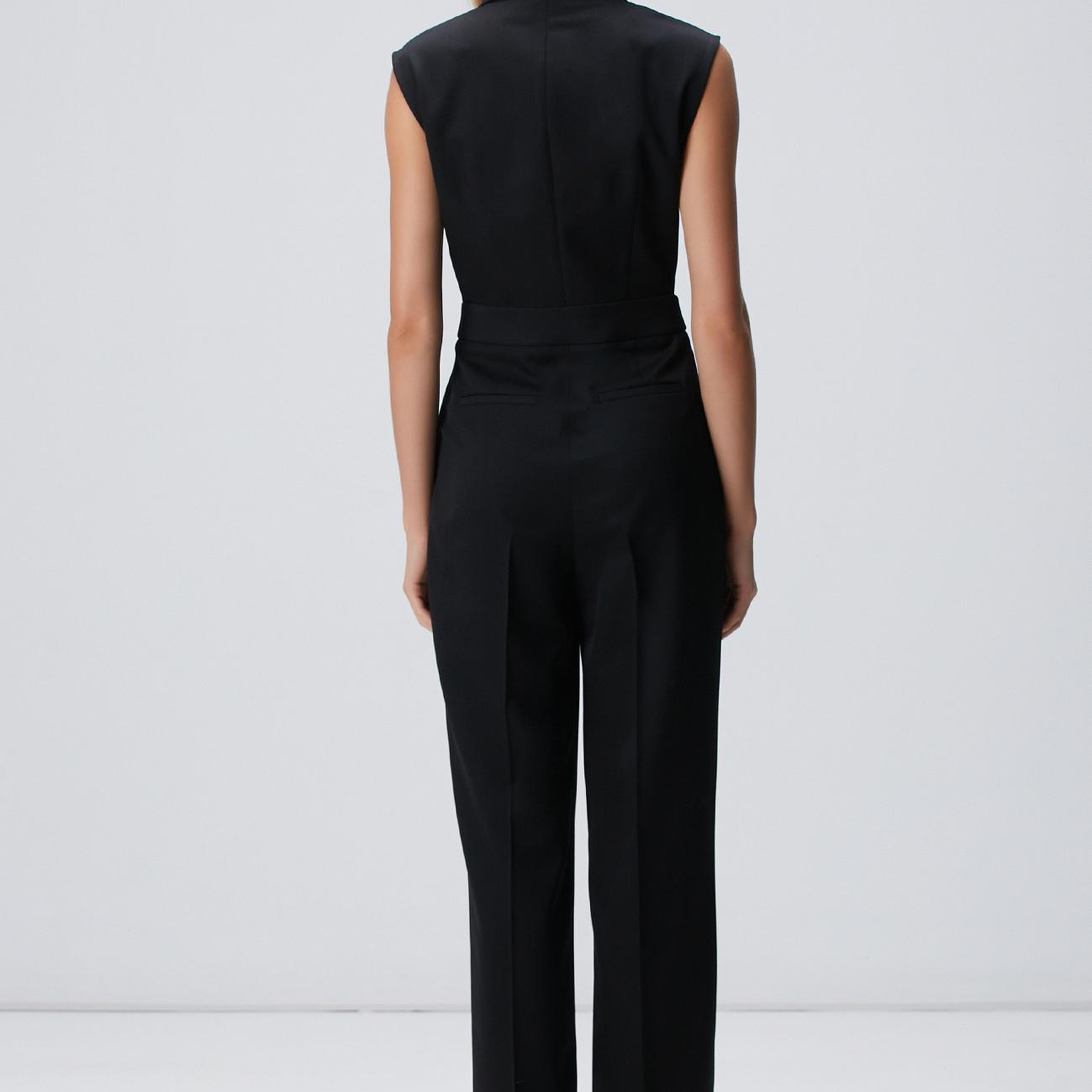 Network Kadın Siyah Yün Karışımlı Tulum