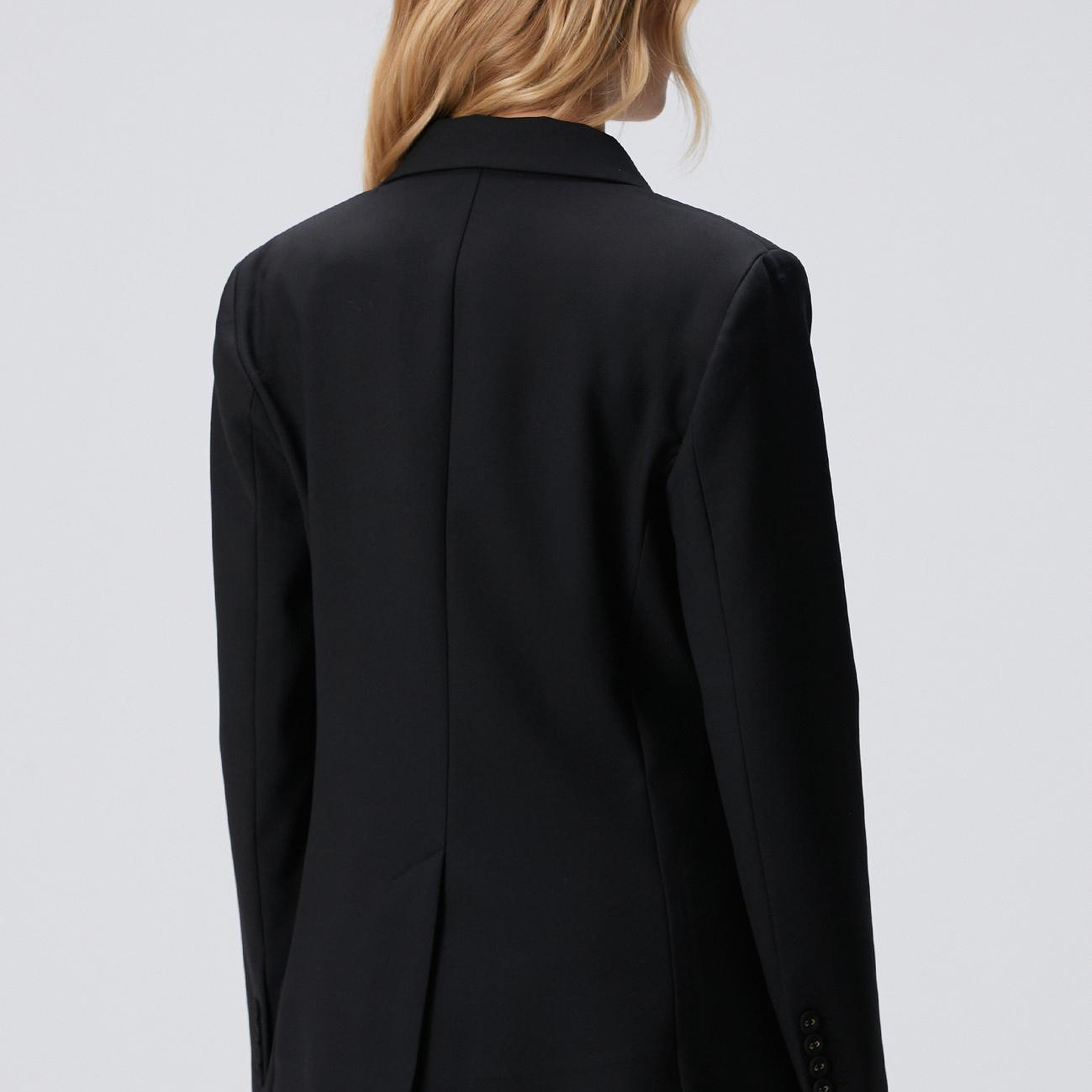 Network Kadın Siyah Yün Karışımlı Ceket