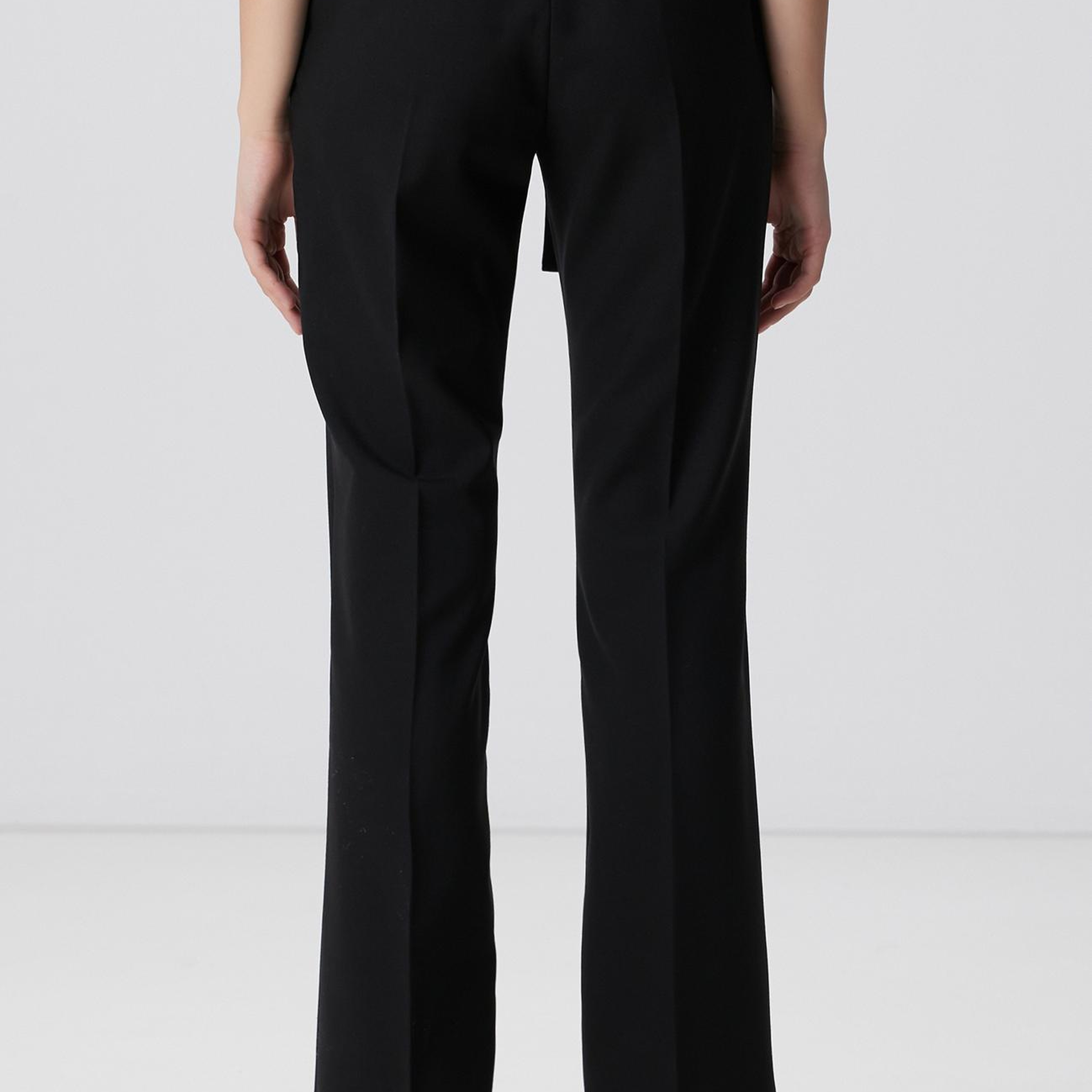 Network Kadın Siyah Yün Karışımlı Pantolon