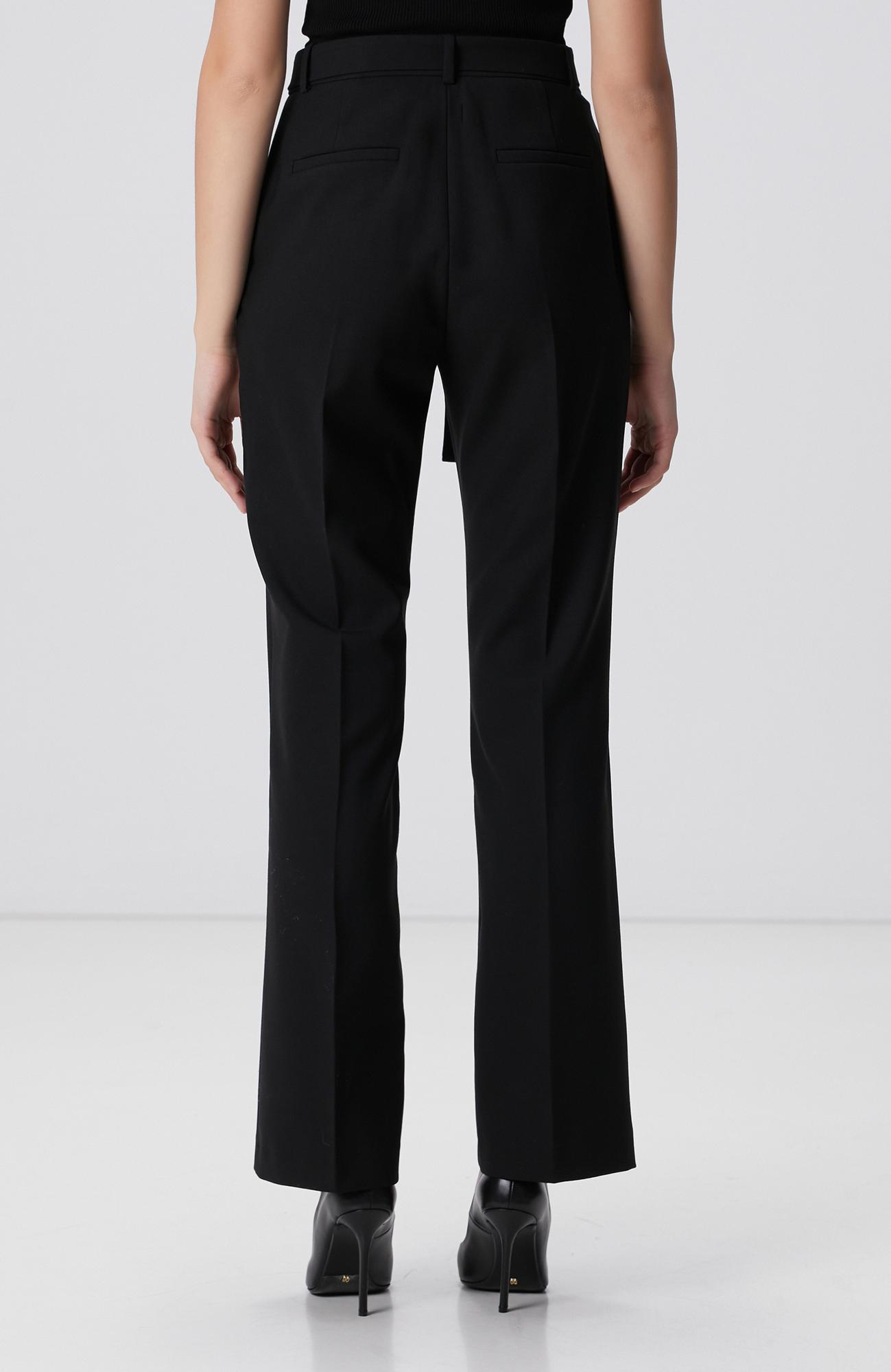 Network Kadın Siyah Yün Karışımlı Pantolon