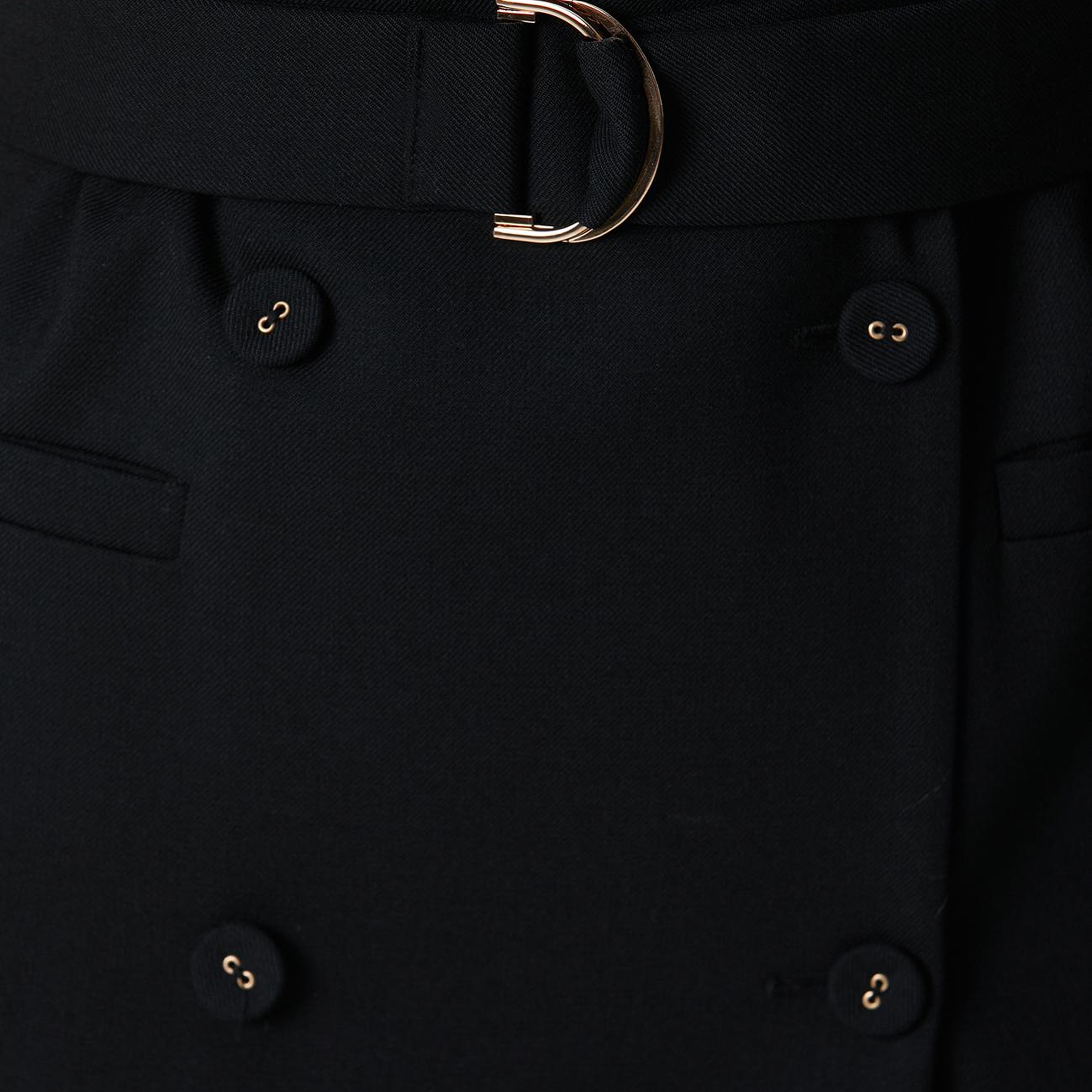 Network Kadın Siyah Kruvaze Kolsuz Elbise