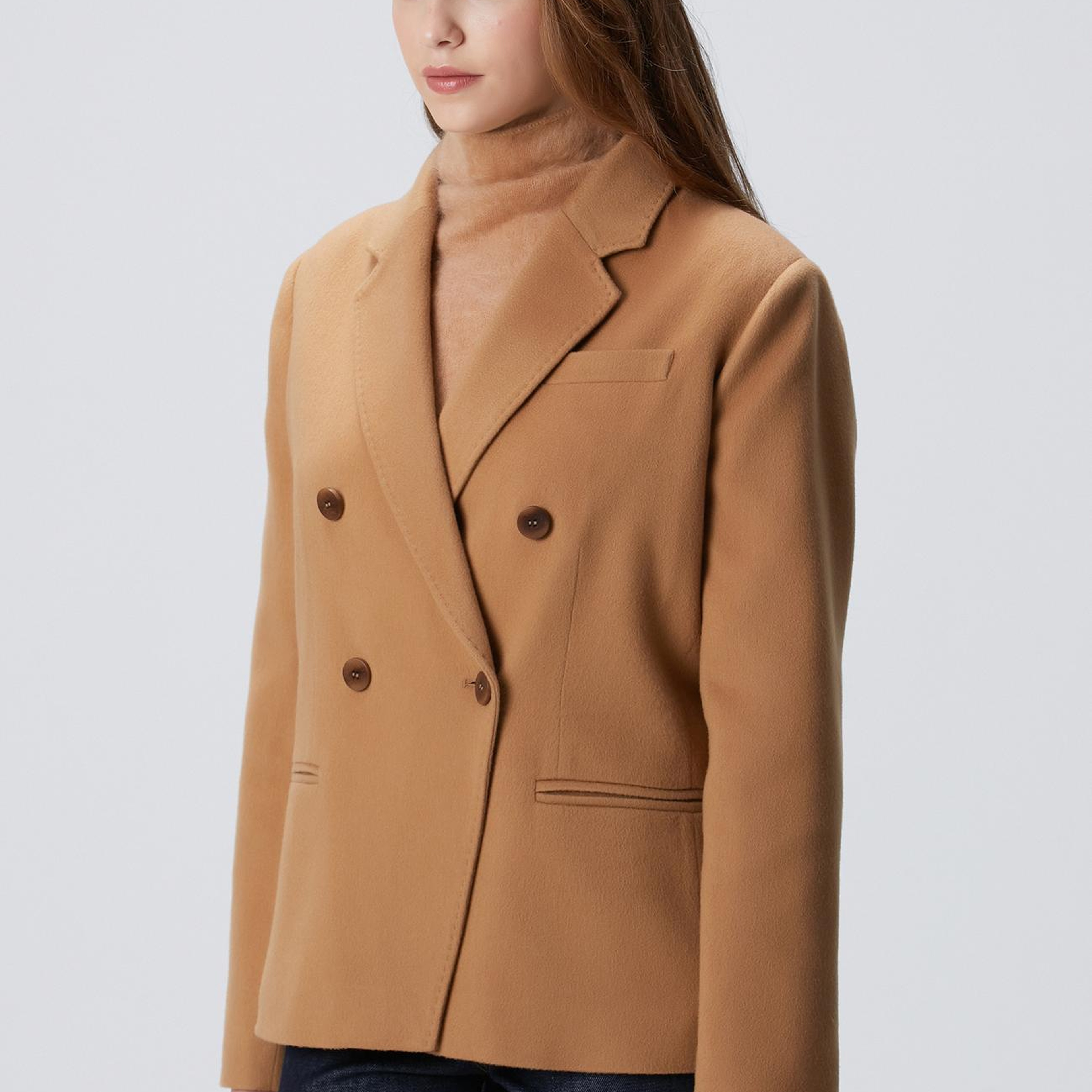 Network Kadın Limited Camel Kaşmir Ceket