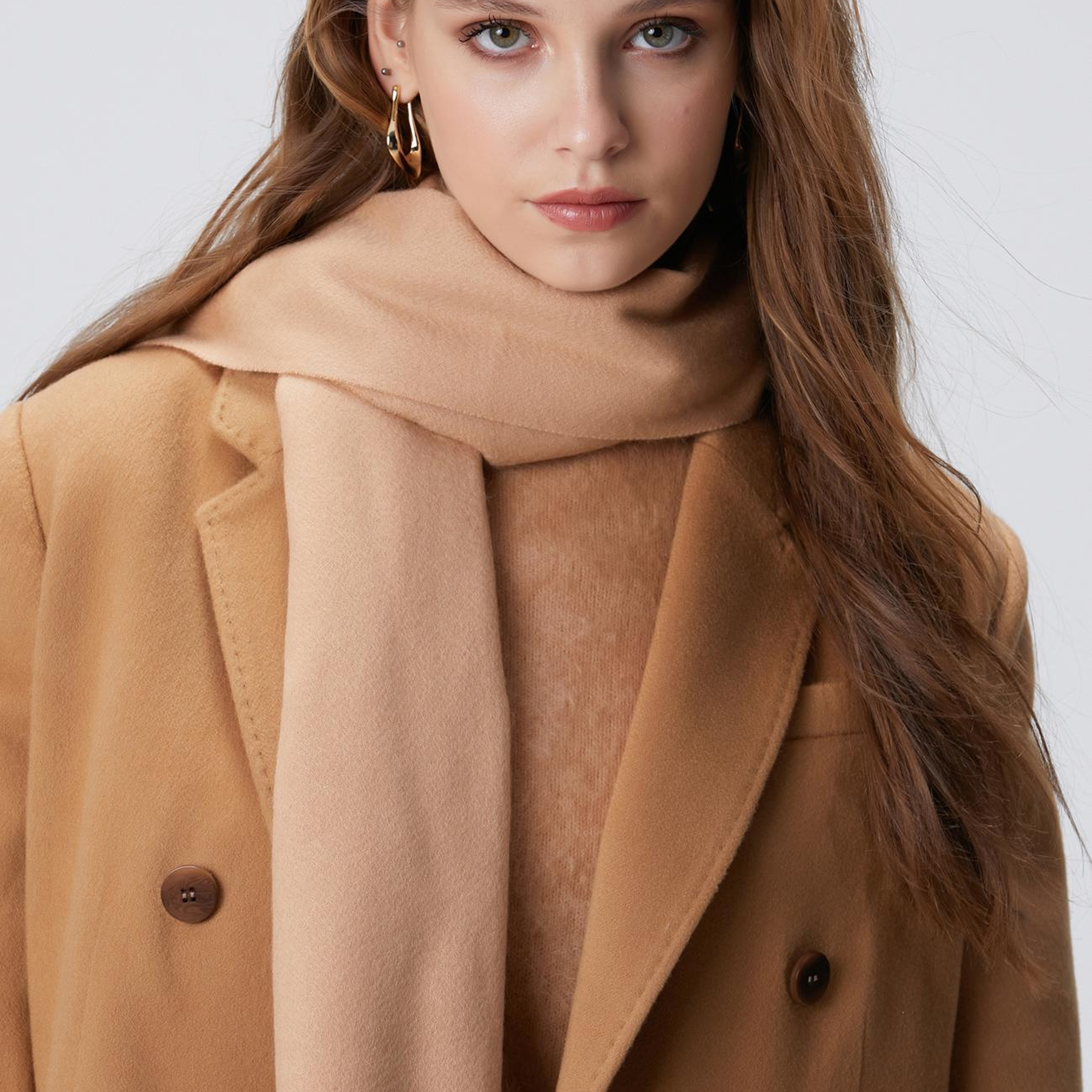 Network Kadın Limited Camel Kaşmir Ceket