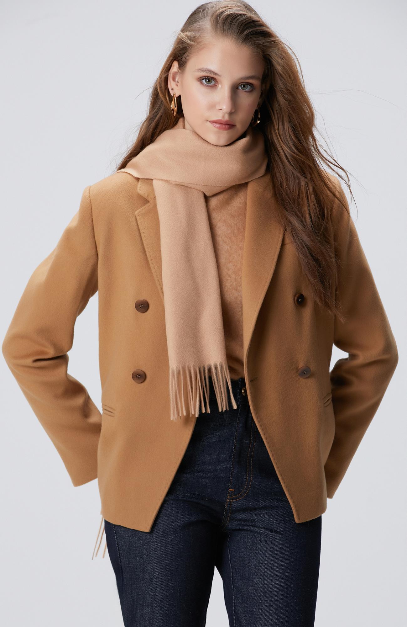 Network Kadın Limited Camel Kaşmir Ceket