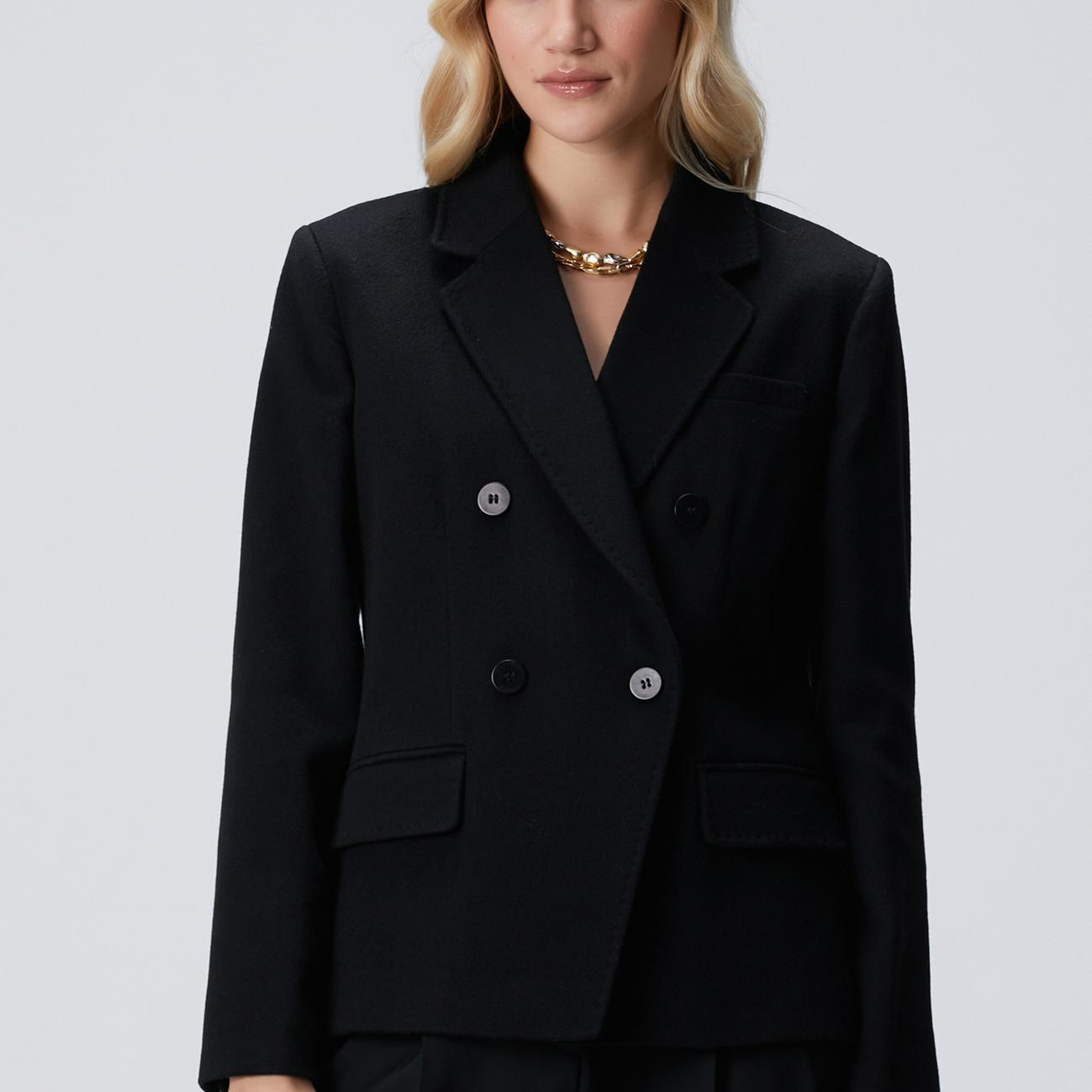 Network Kadın Limited Siyah Kaşmir Ceket