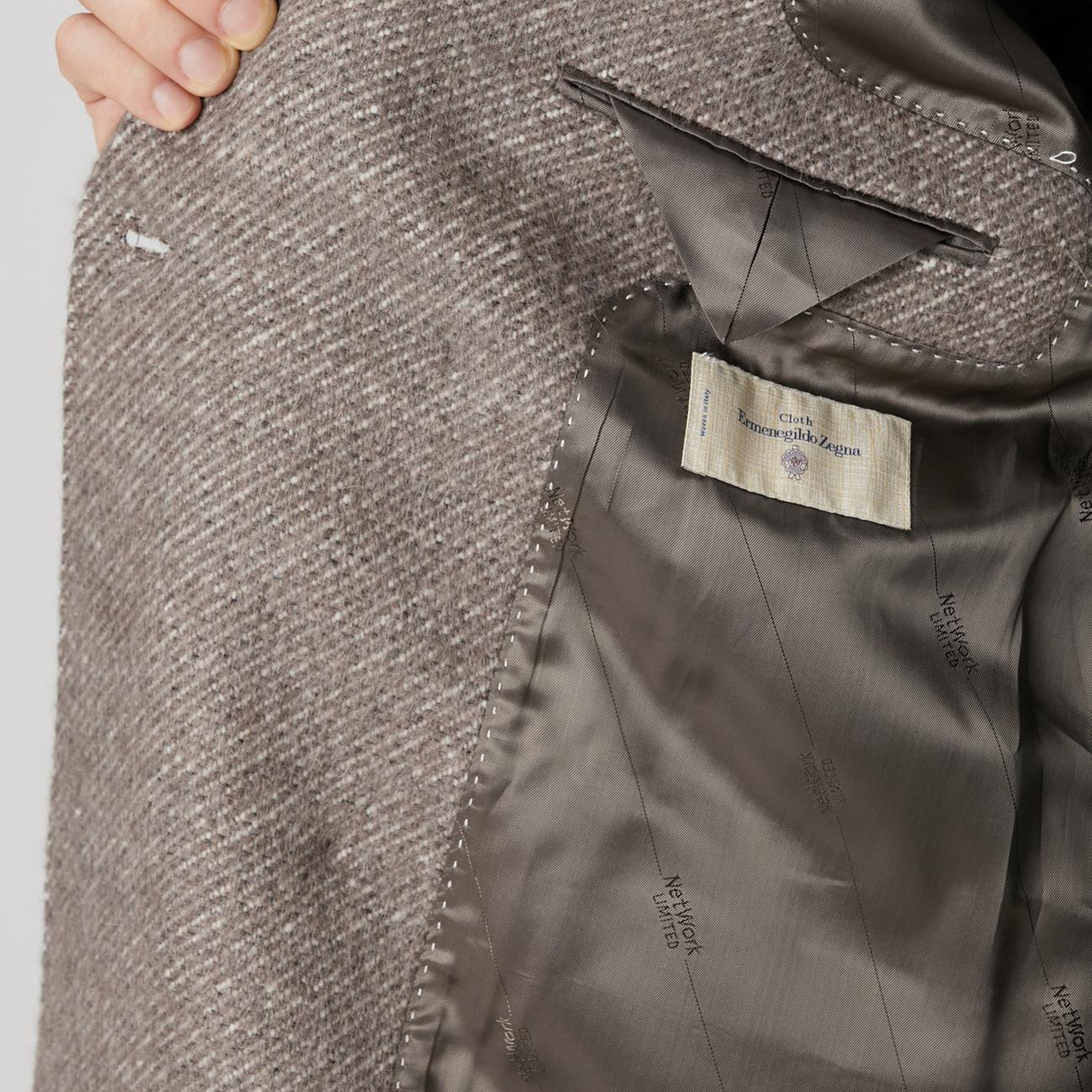 Network Erkek Limited Ermenegildo Zegna Kumaştan Üretilmiş Palto