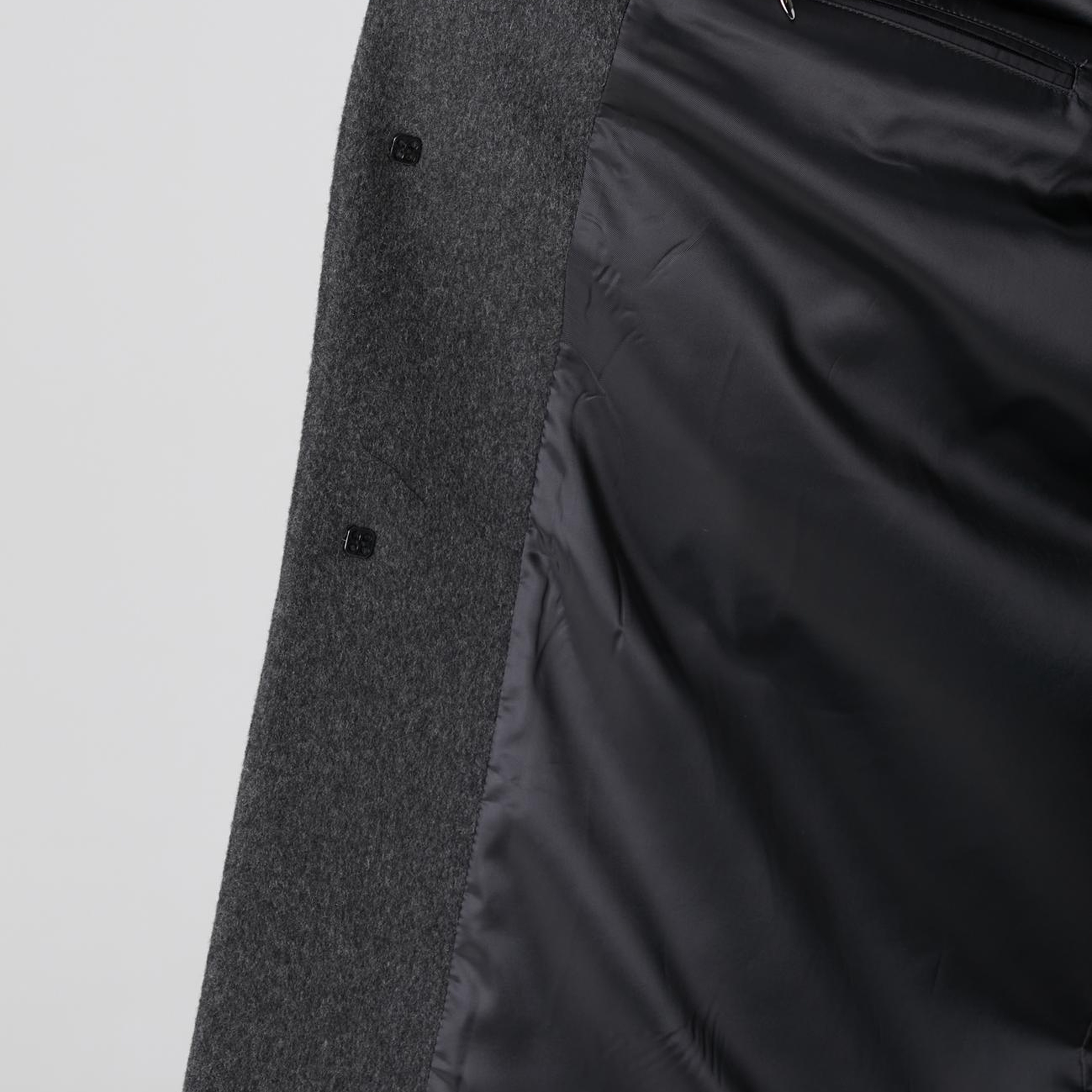 Network Erkek Antrasit Yün Mix Palto