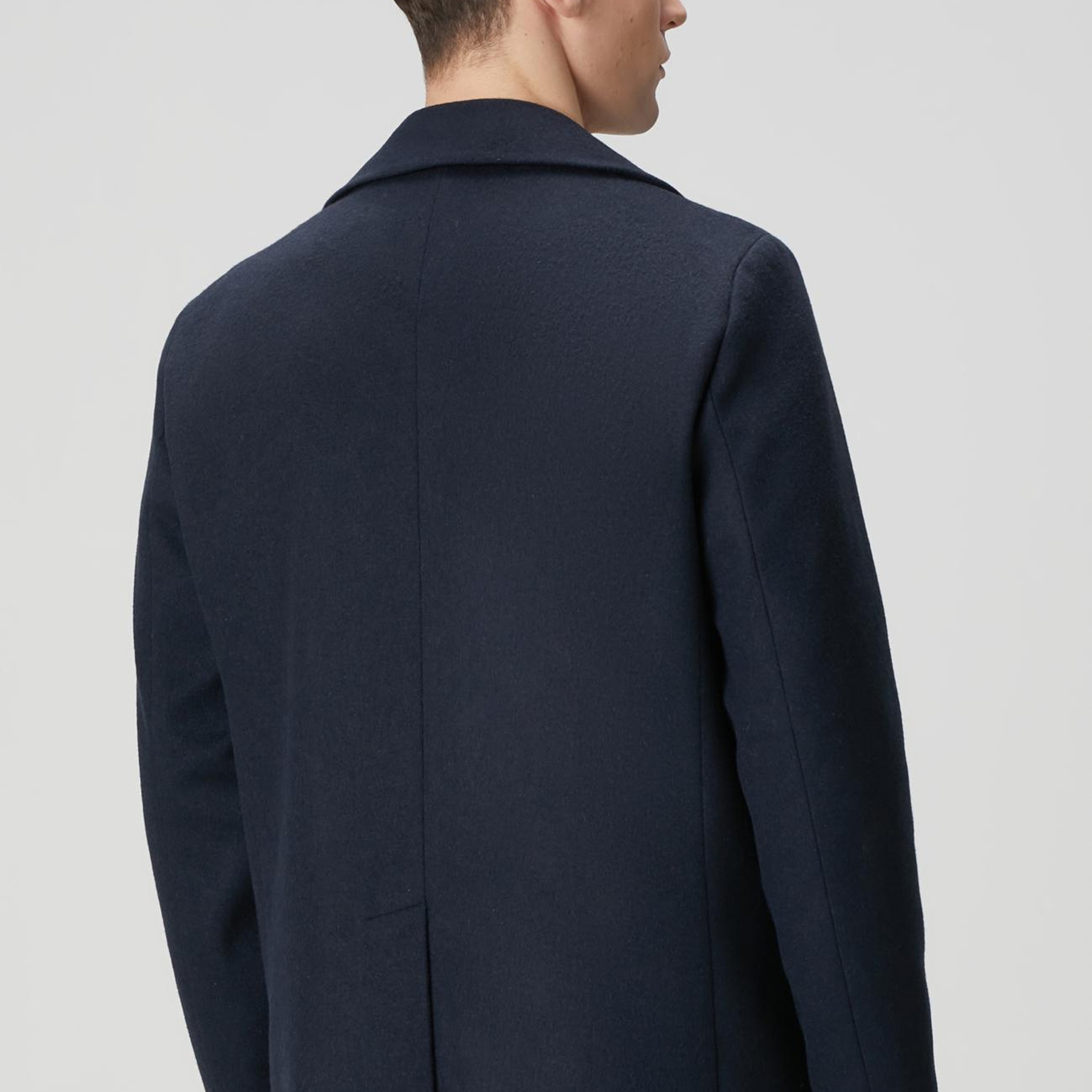 Network Erkek Lacivert Kruvaze Gemici Kaban