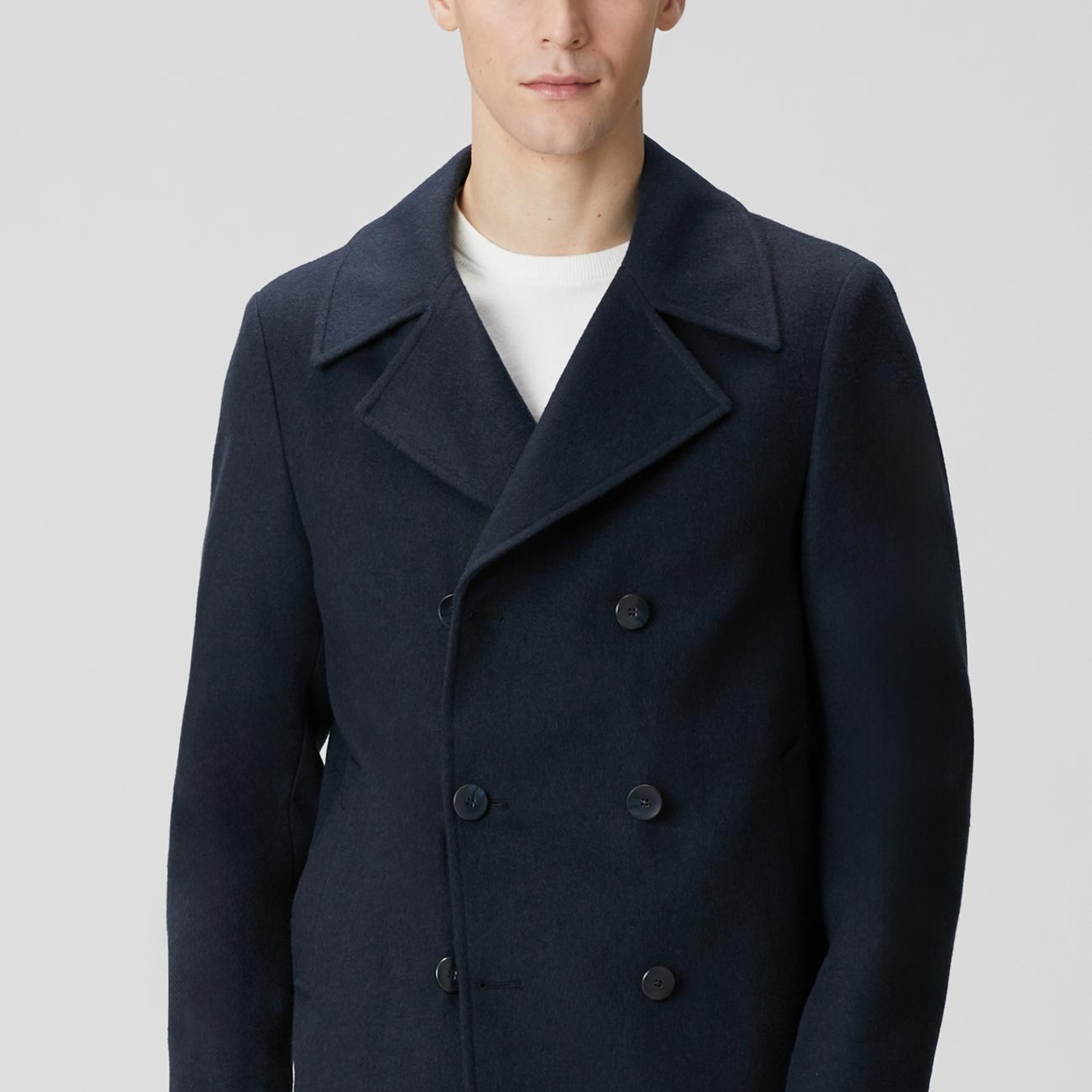 Network Erkek Lacivert Kruvaze Gemici Kaban