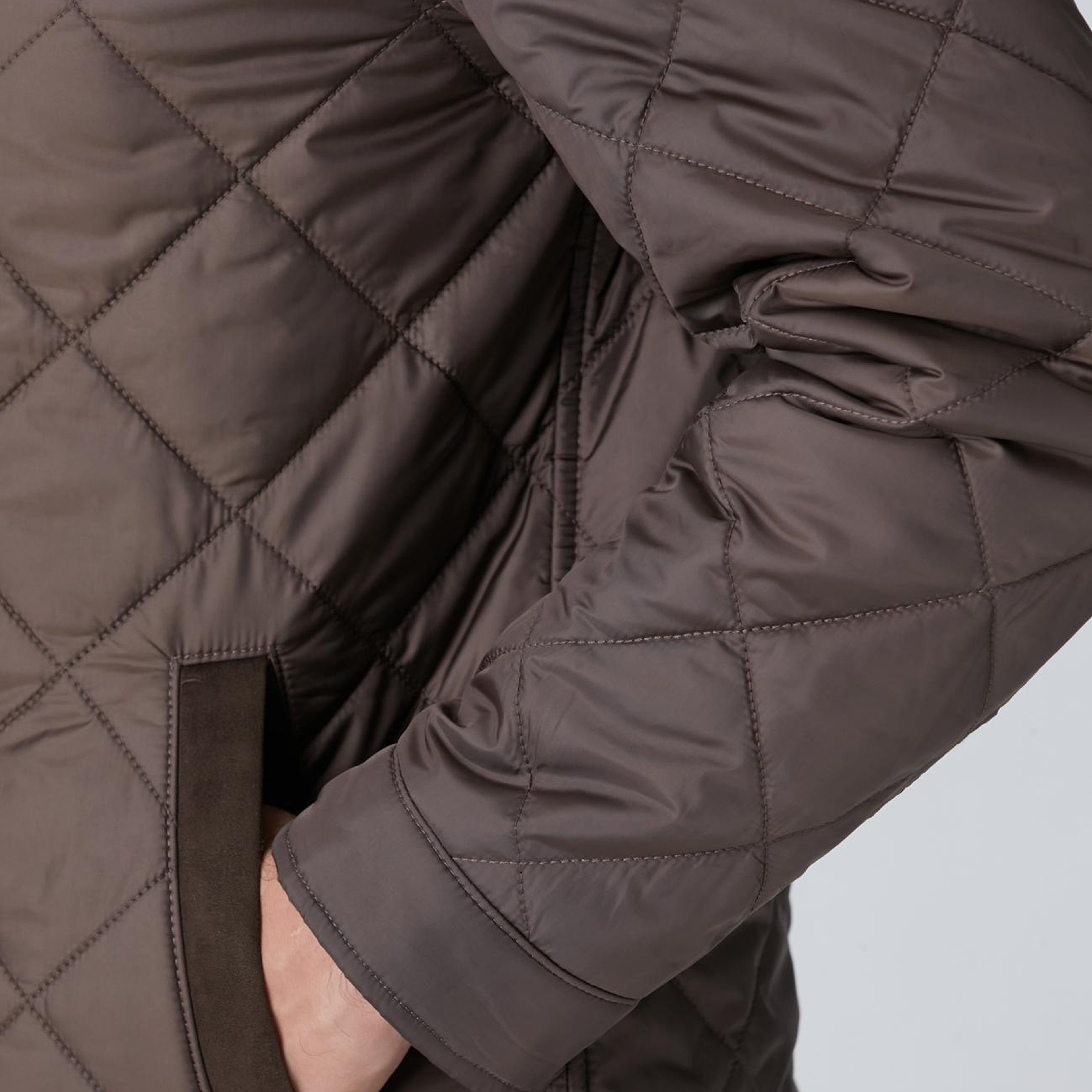 Network Erkek Kahverengi Süet Garnili Coat Ceket