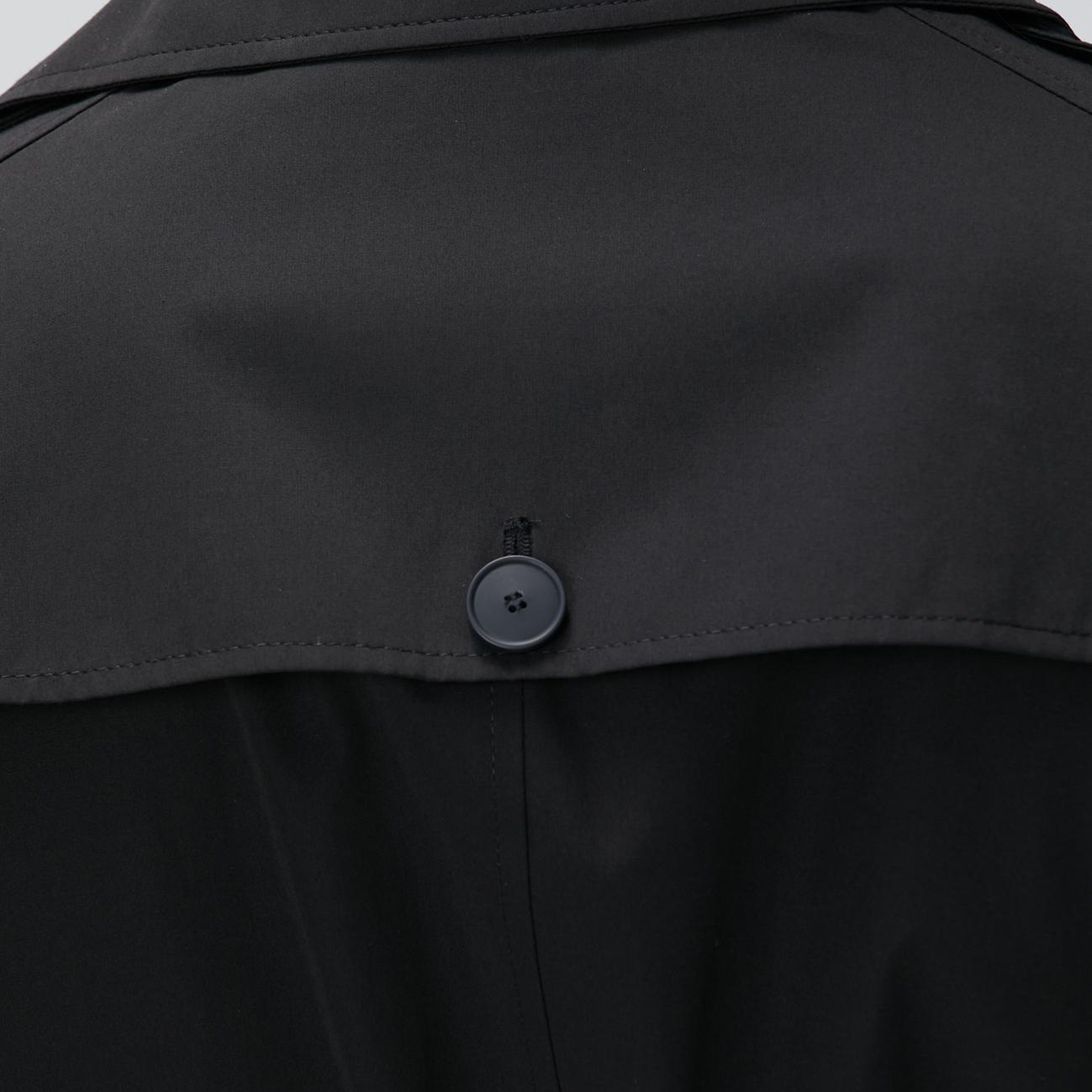 Network Erkek Siyah Kuşaklı Pardösü