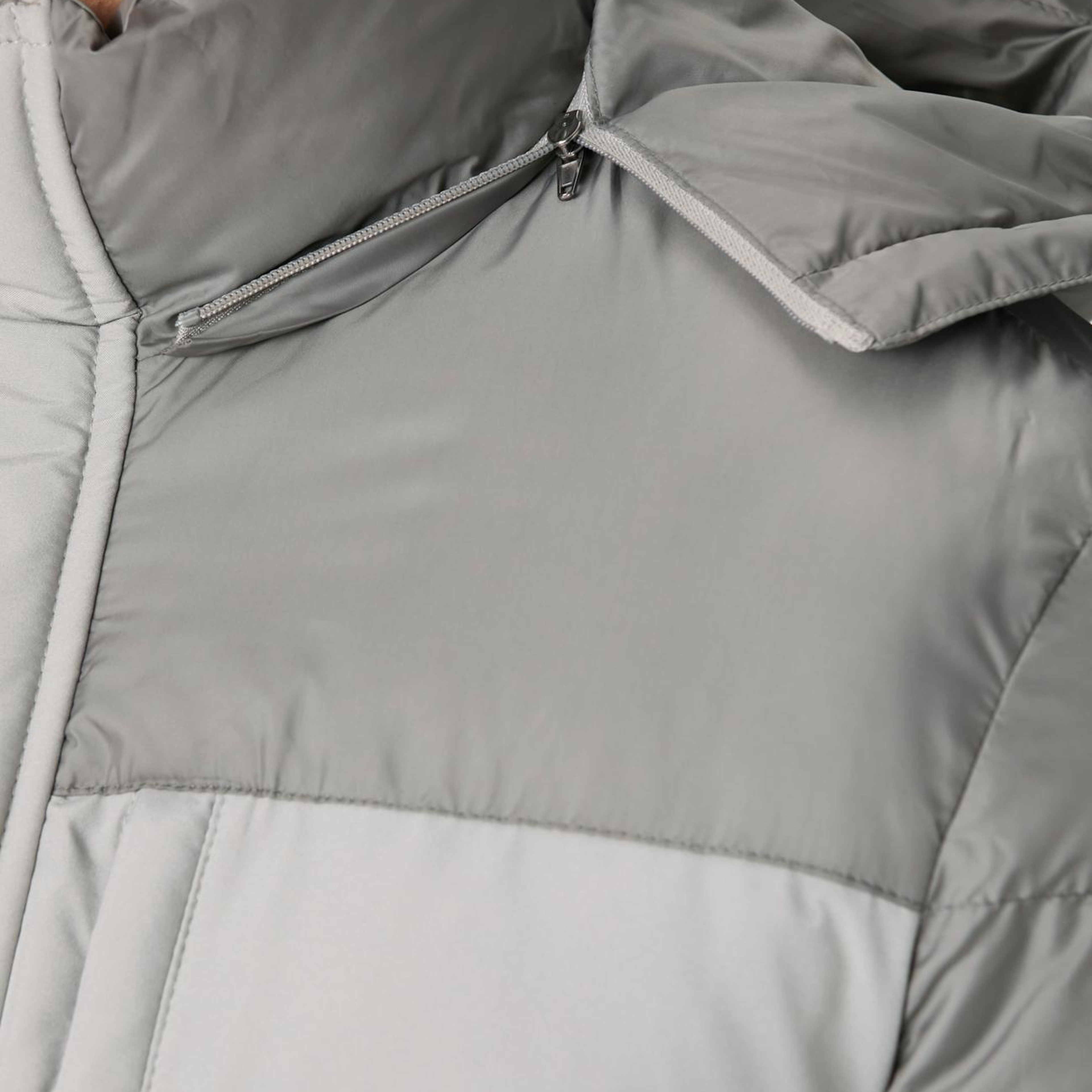 Network Erkek Gri Kapüşonlu Ray Kapitoneli Casual Kaban