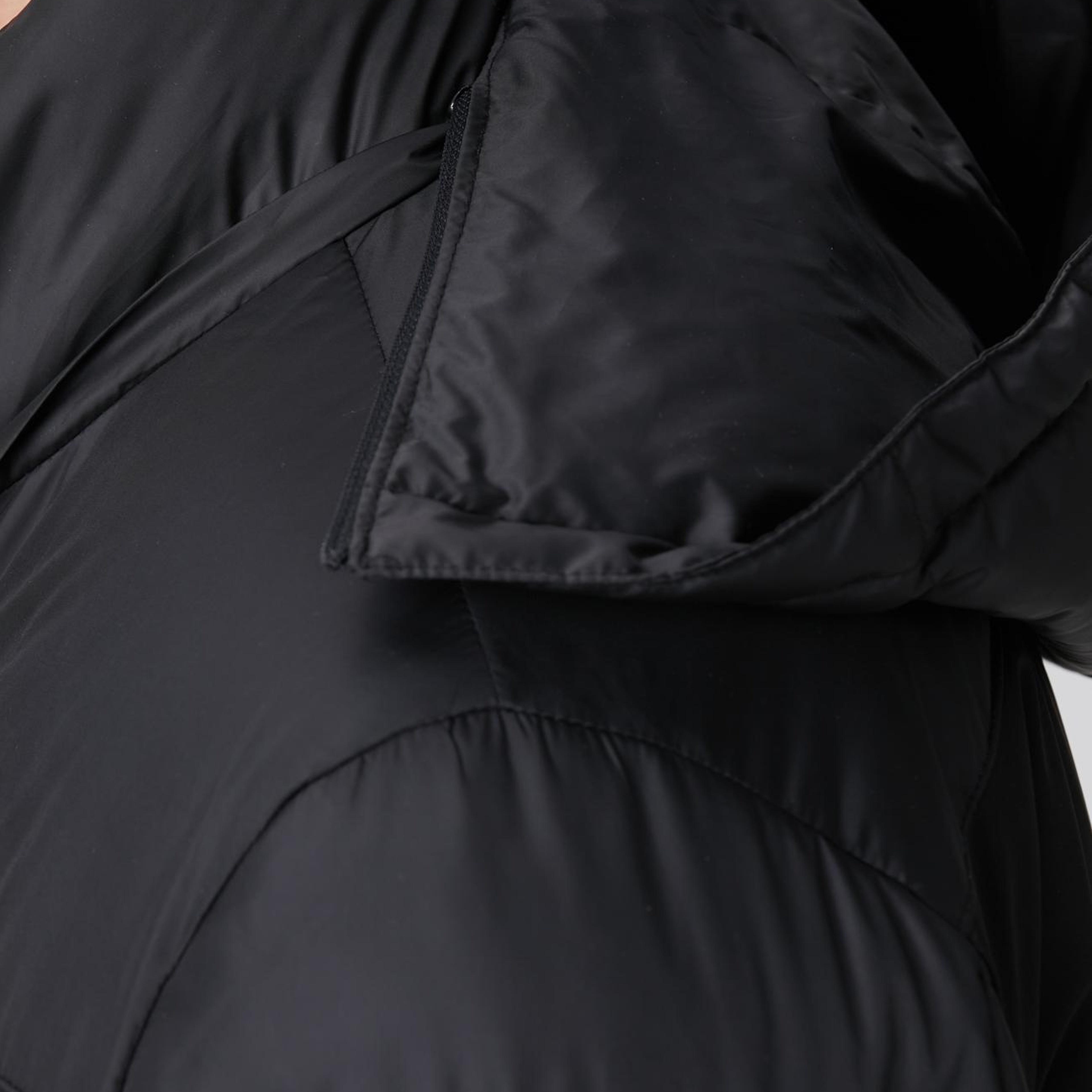 Network Erkek Siyah Kapüşonlu Ray Kapitoneli Casual Kaban