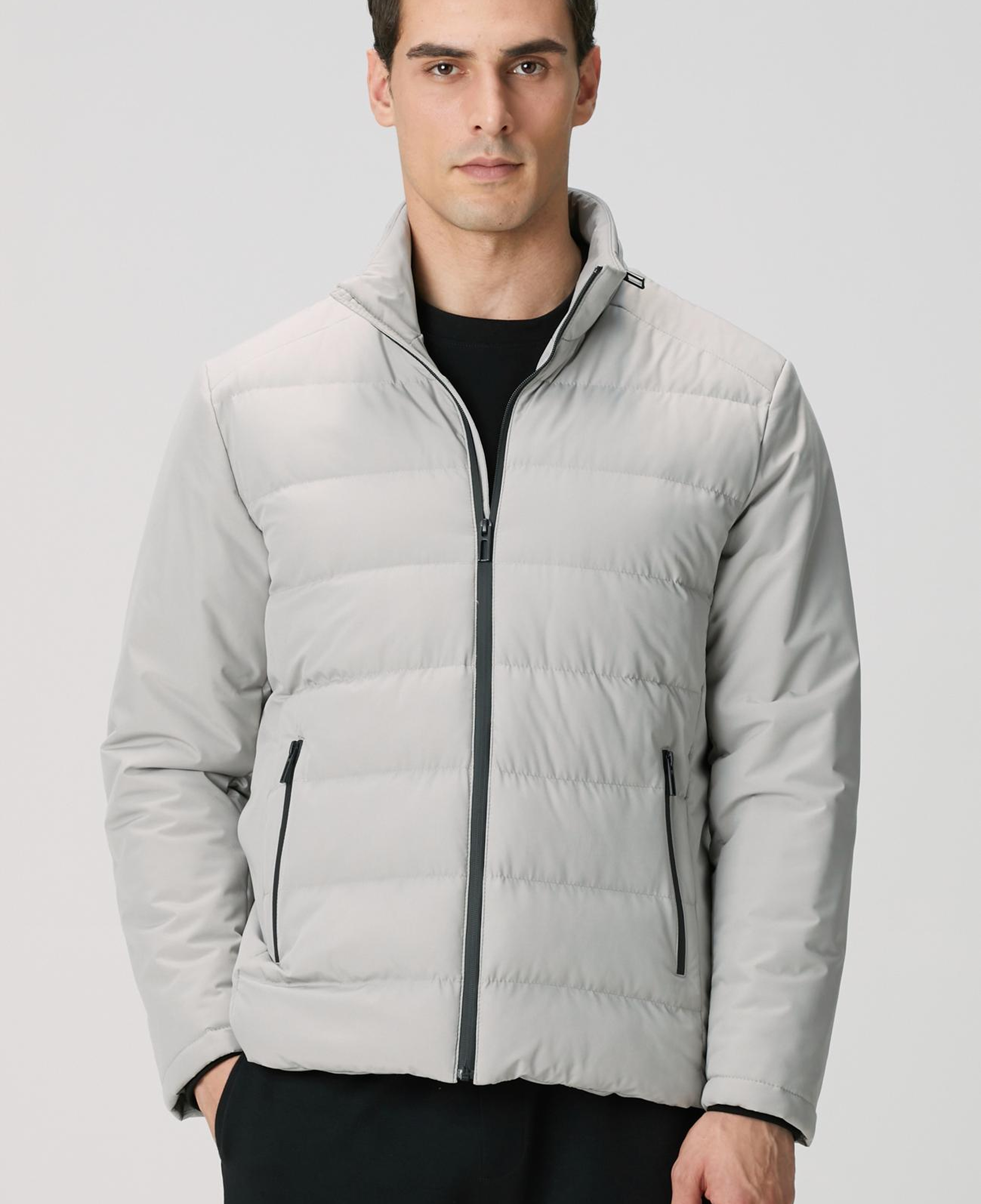 Network Erkek Taş Su Geçirmez Fermuarlı Casual Kaban