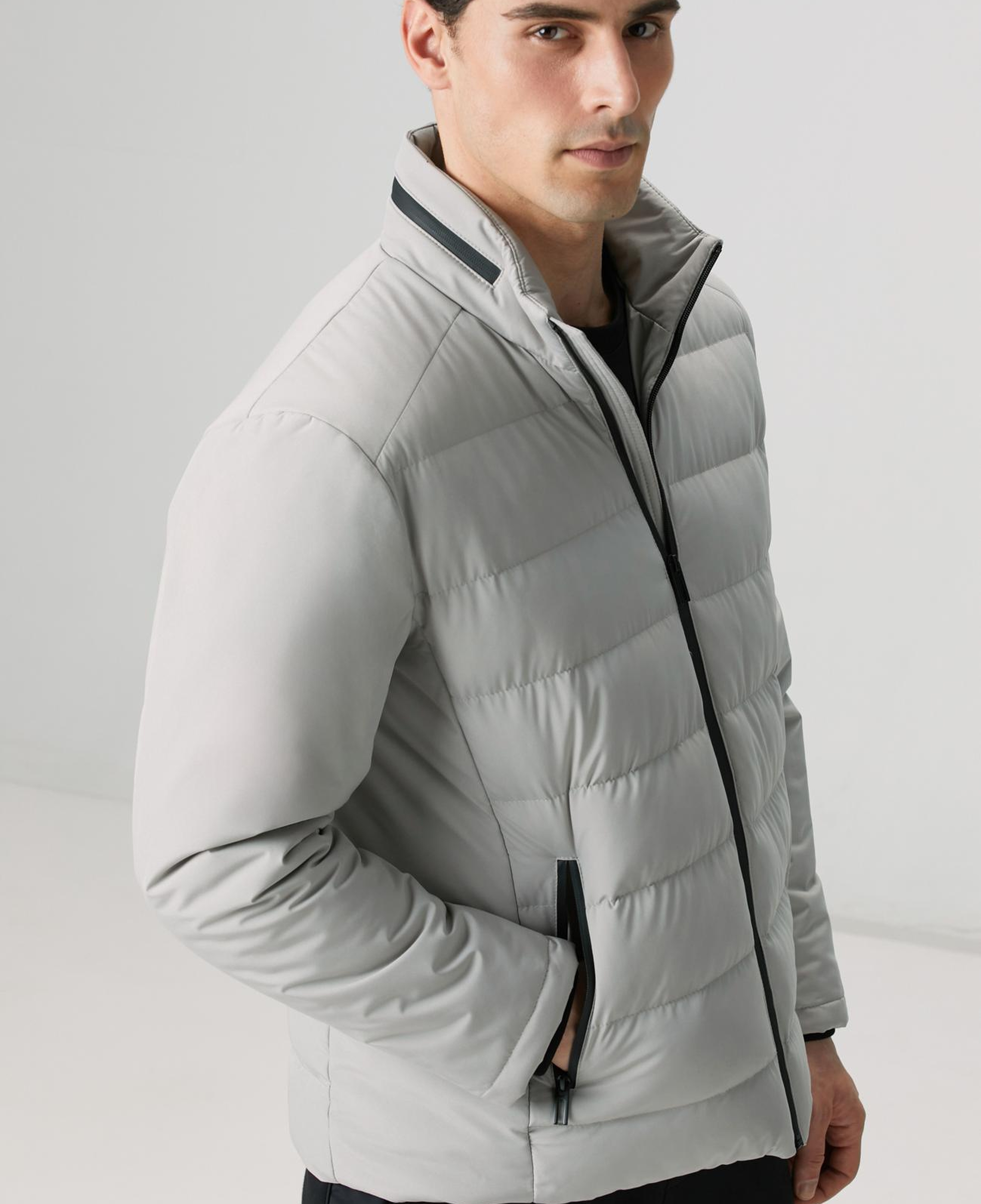 Network Erkek Taş Su Geçirmez Fermuarlı Casual Kaban