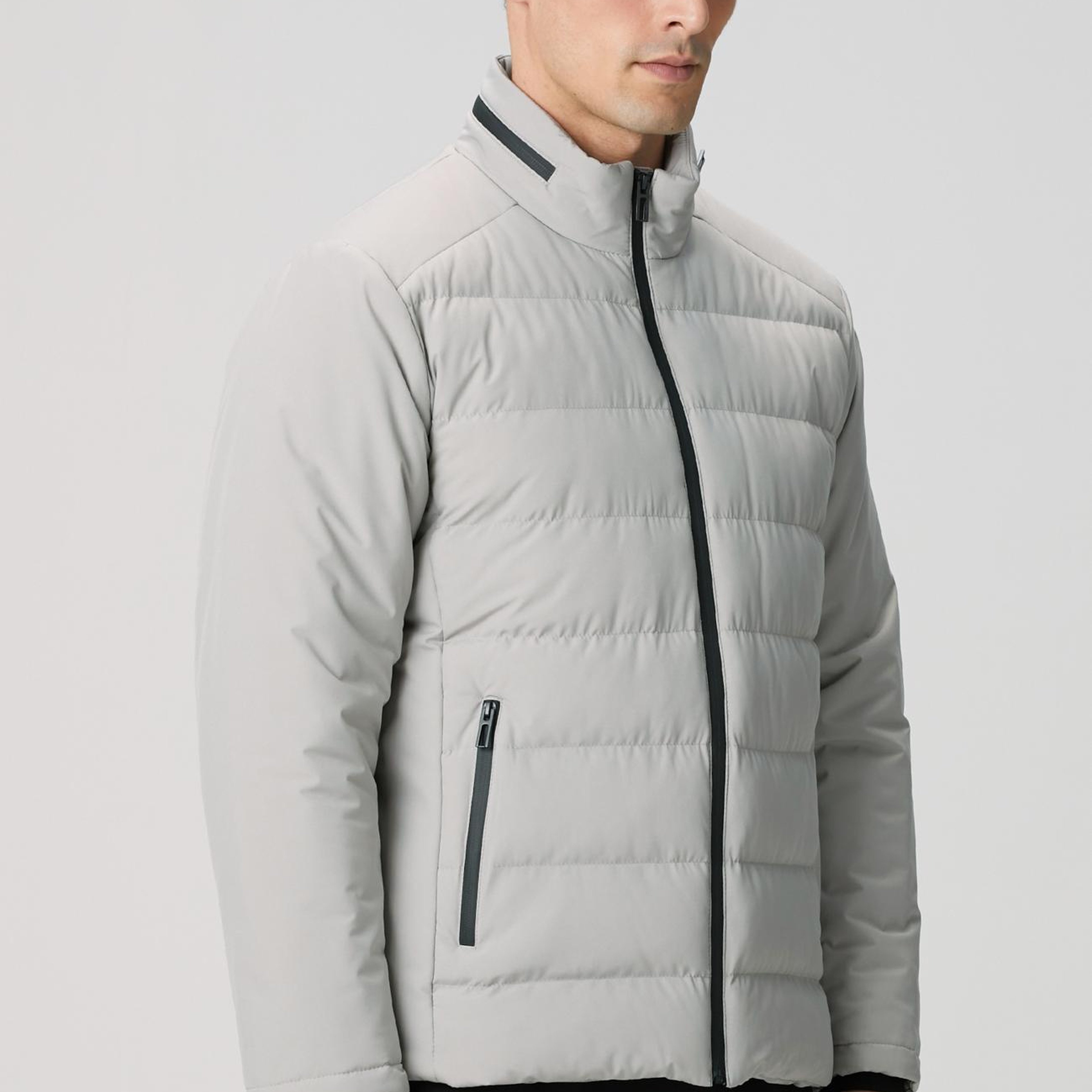 Network Erkek Taş Su Geçirmez Fermuarlı Casual Kaban