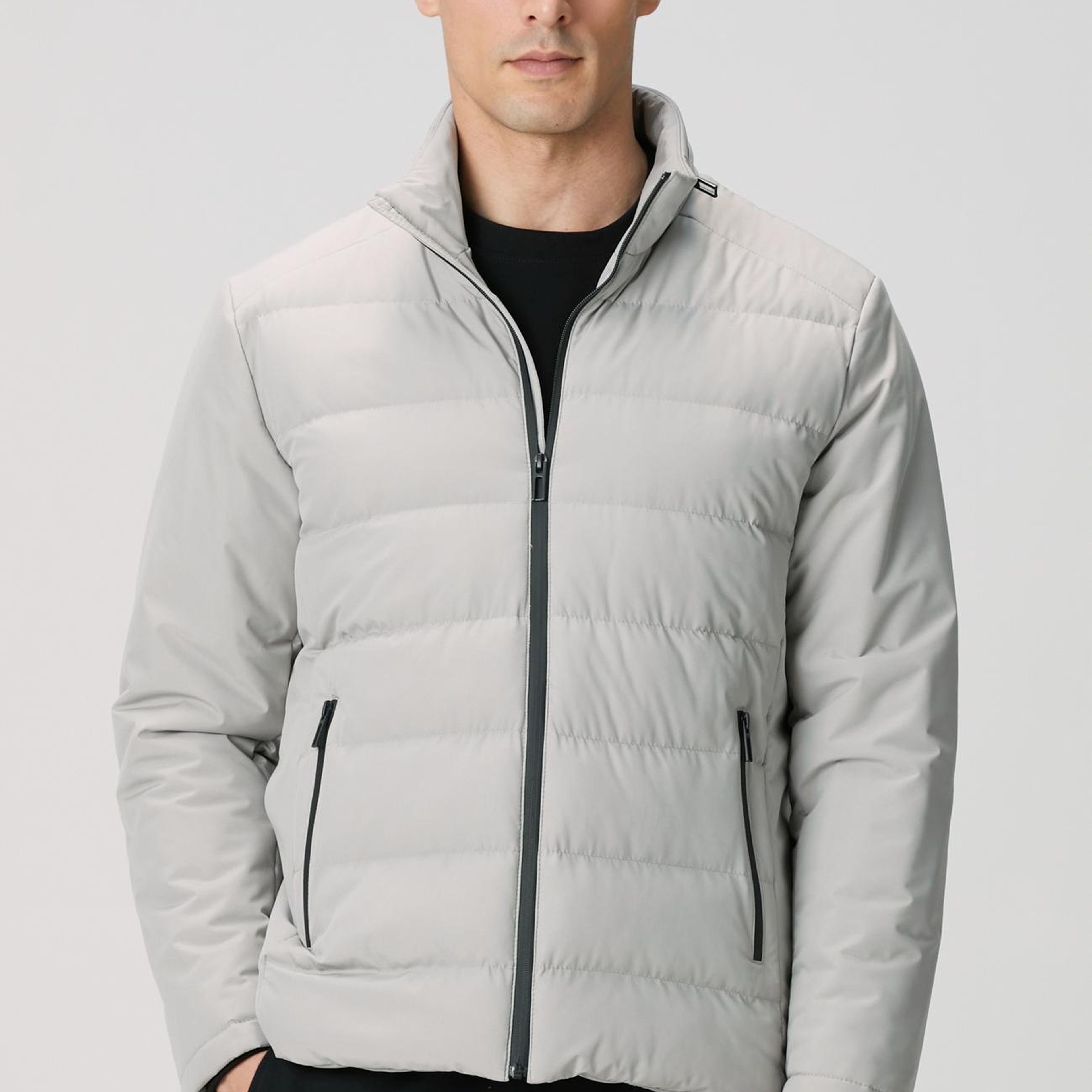 Network Erkek Taş Su Geçirmez Fermuarlı Casual Kaban