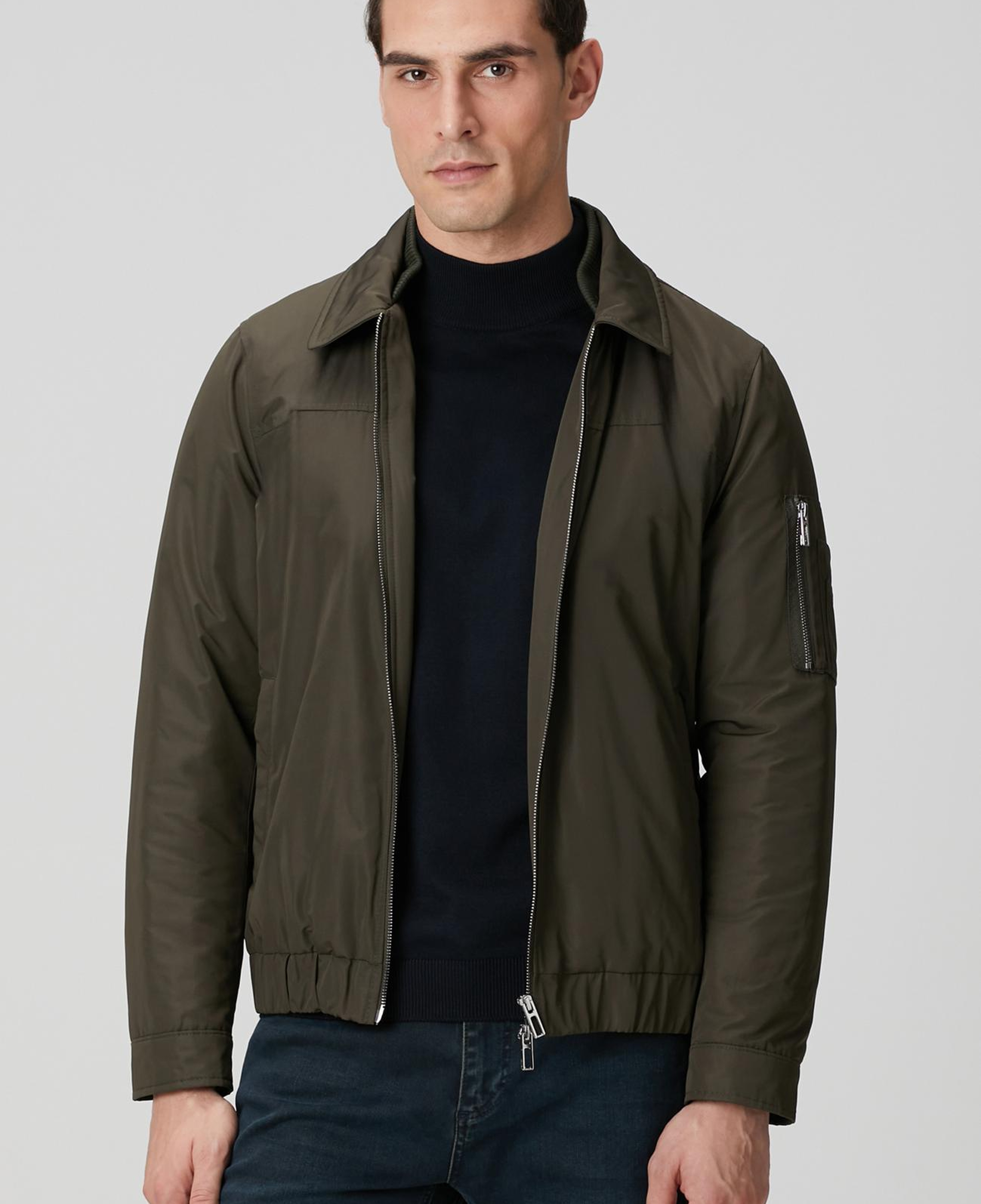 Network Erkek Haki Bomber Mont
