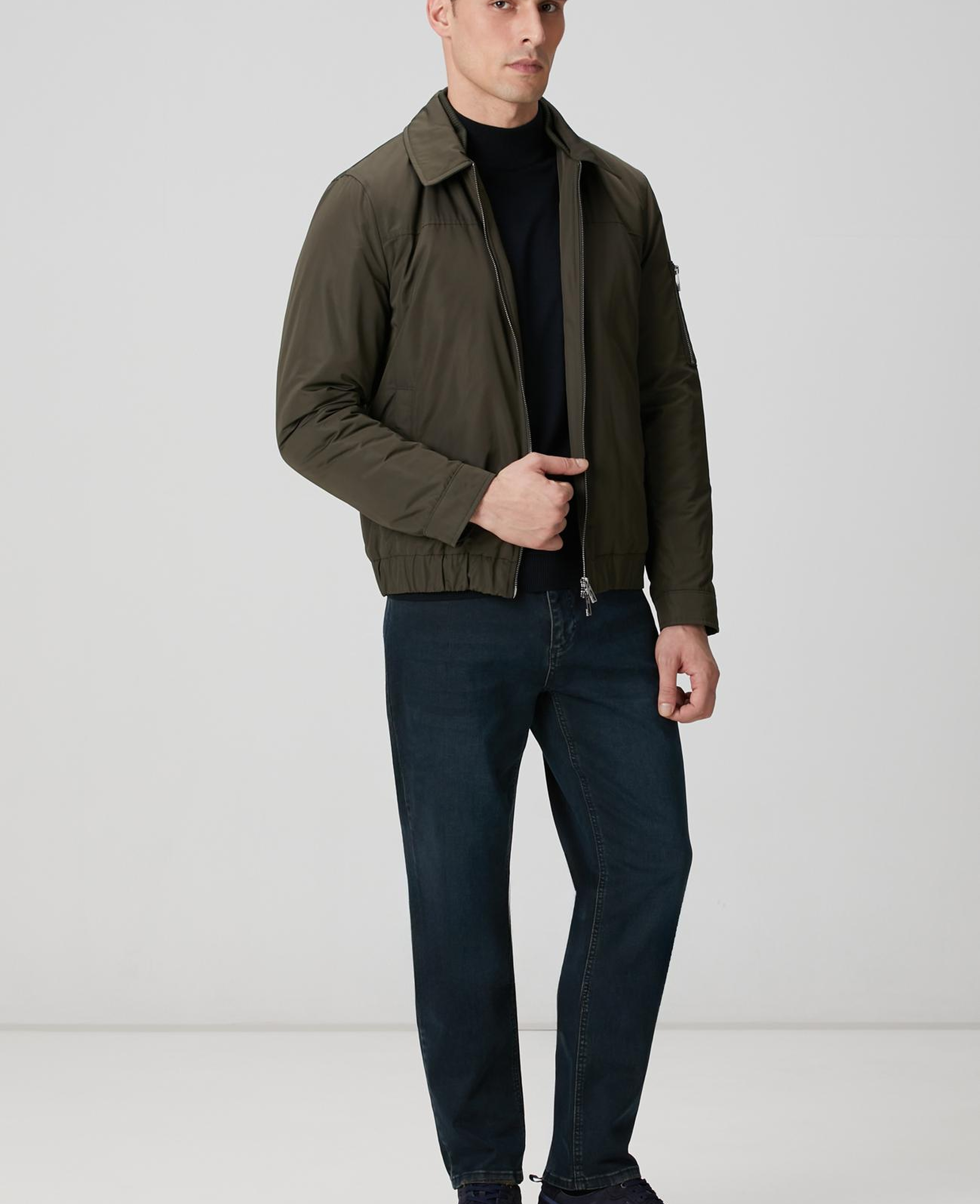 Network Erkek Haki Bomber Mont