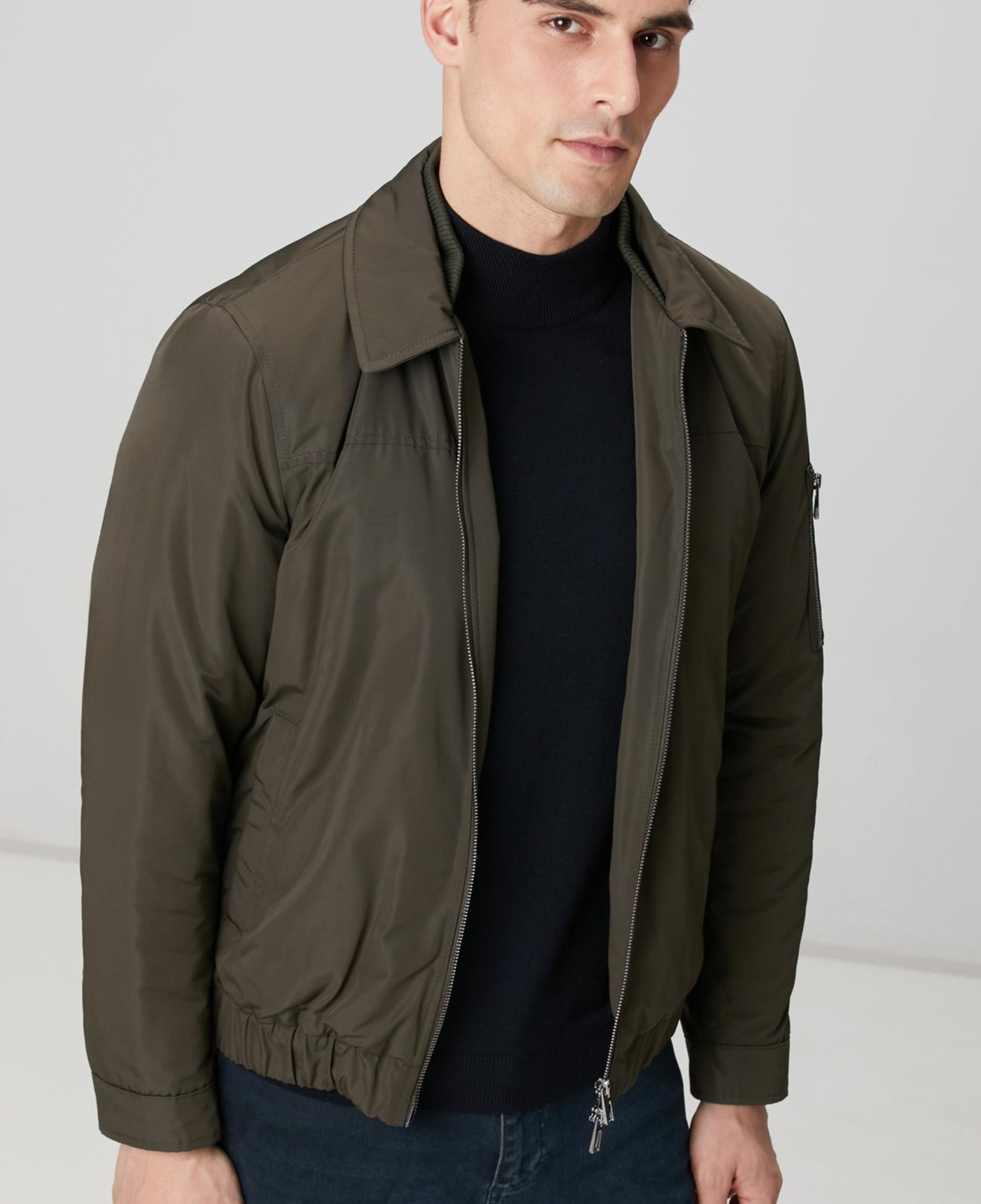 Network Erkek Haki Bomber Mont