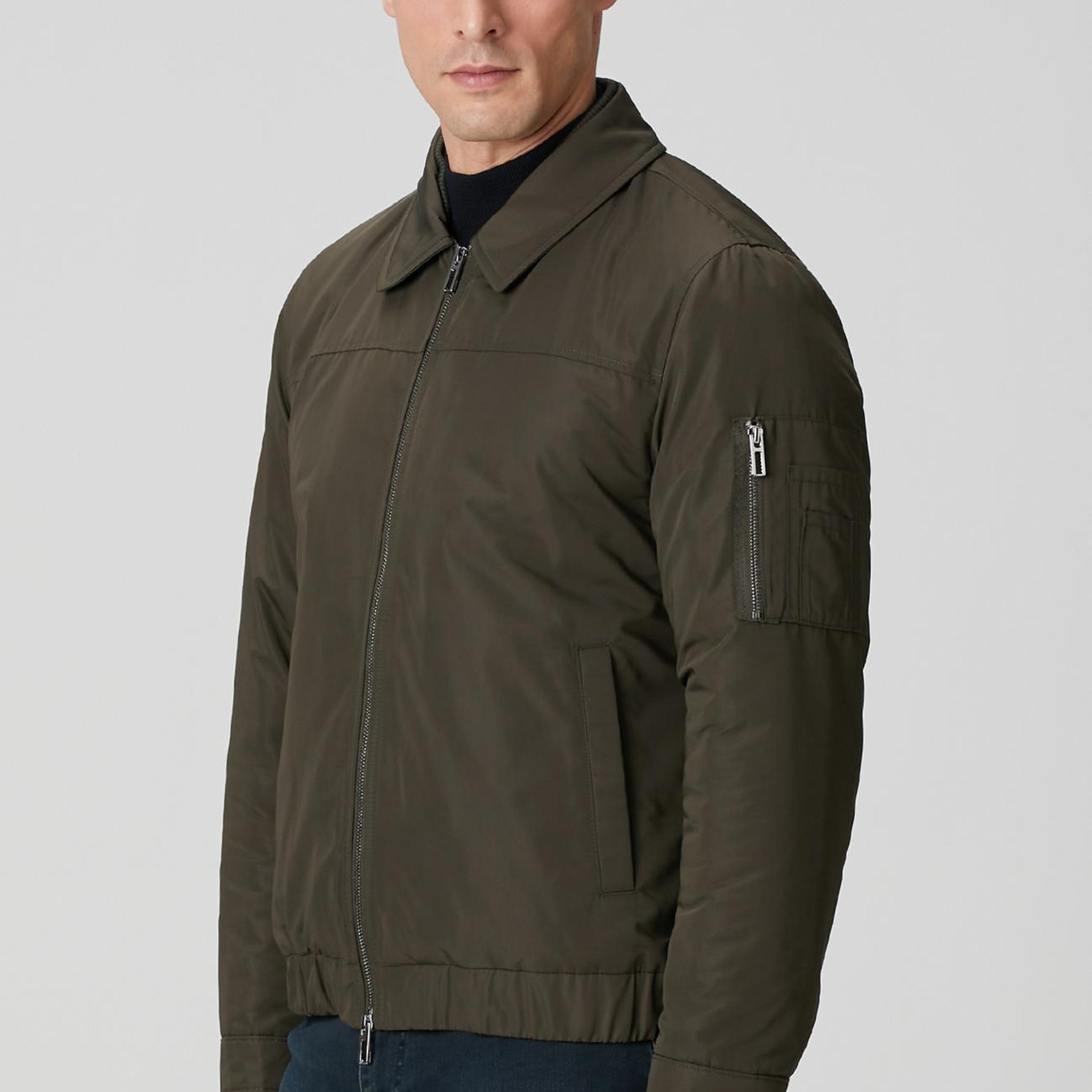 Network Erkek Haki Bomber Mont